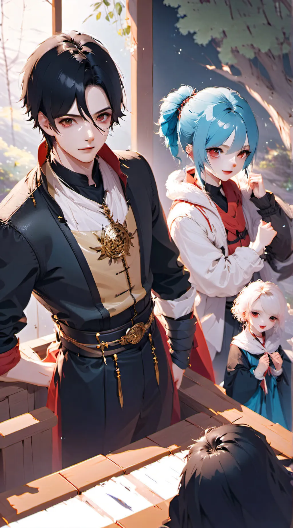 ai character: Leon background