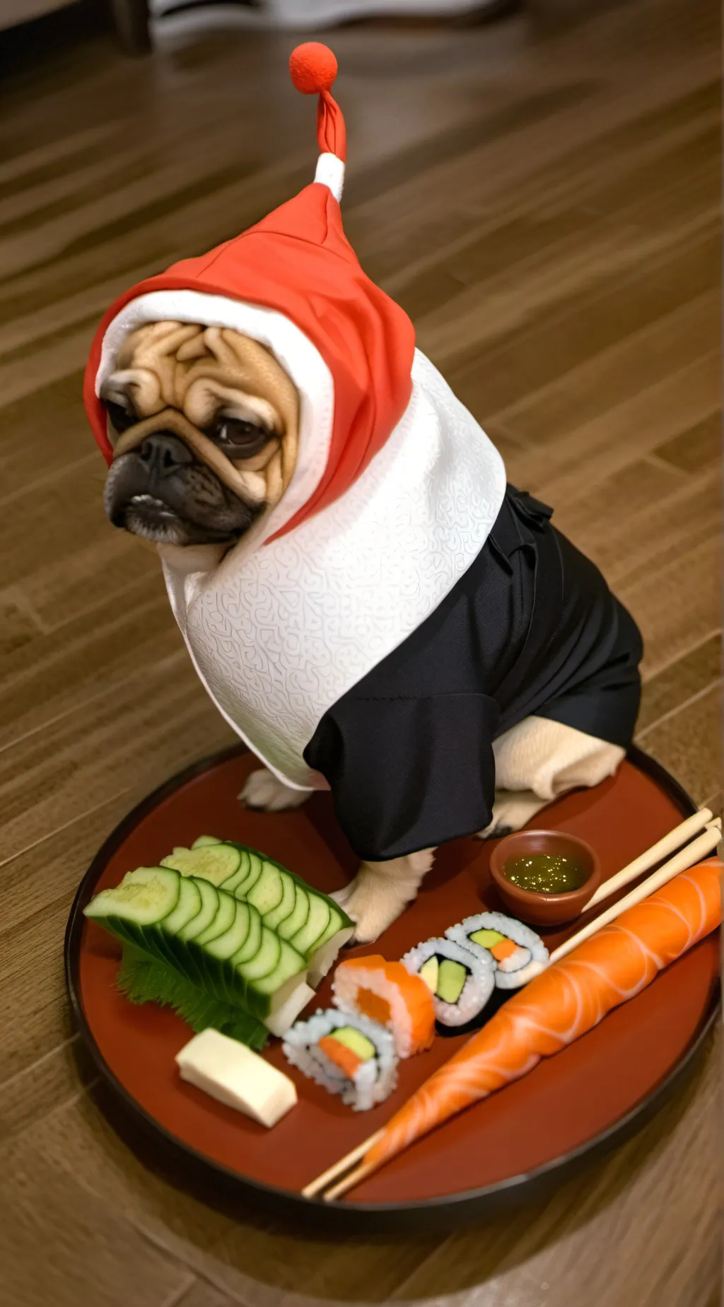 ai character: 🦴.ѕυѕнι ∂σg background