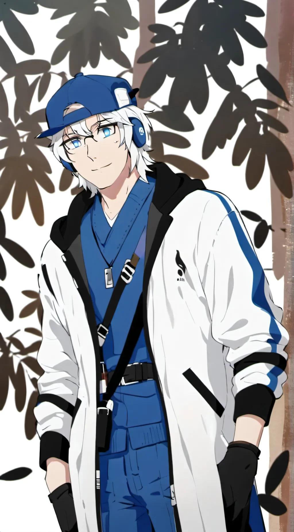 ai character: kitsune  background