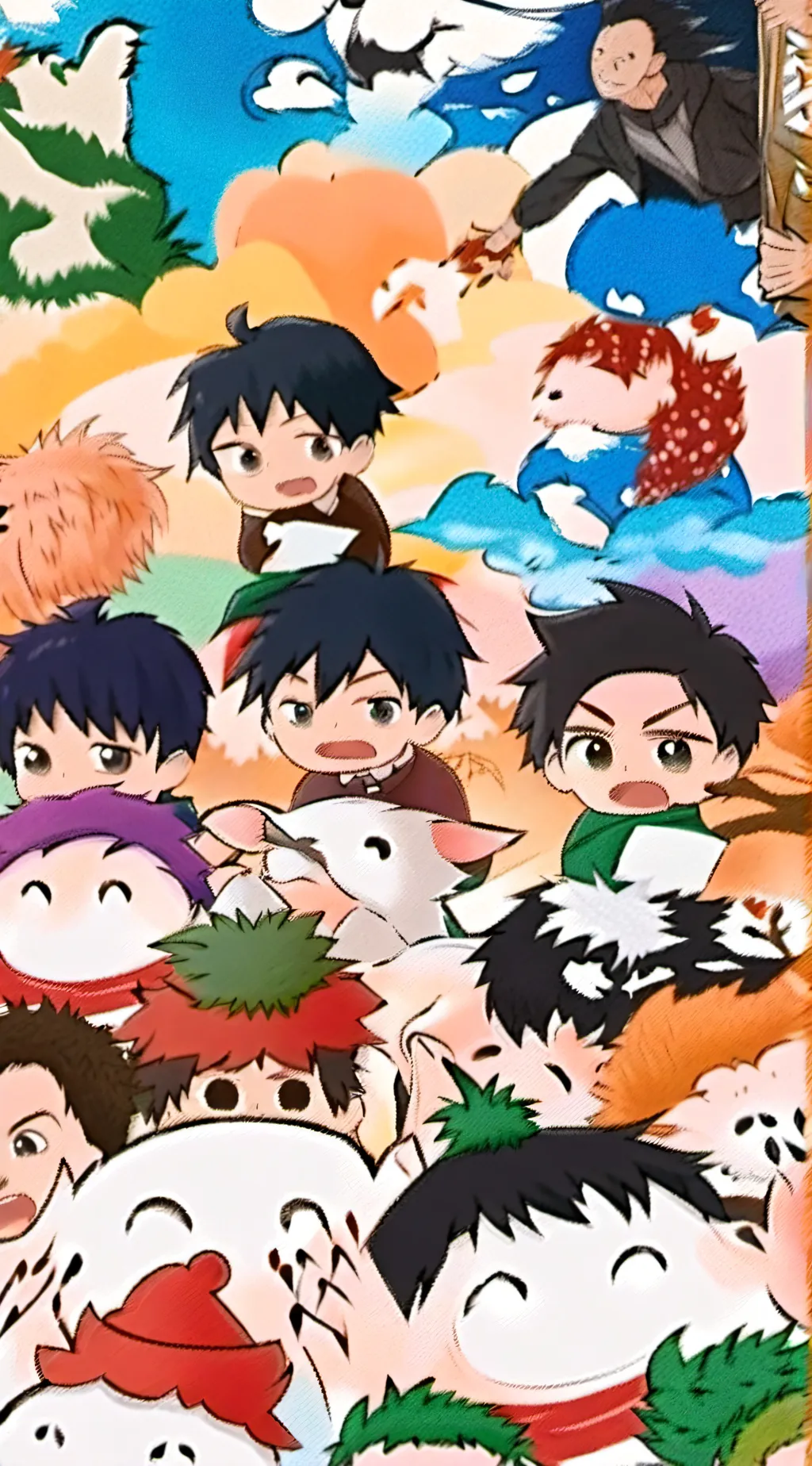 ai character: Mha hike background