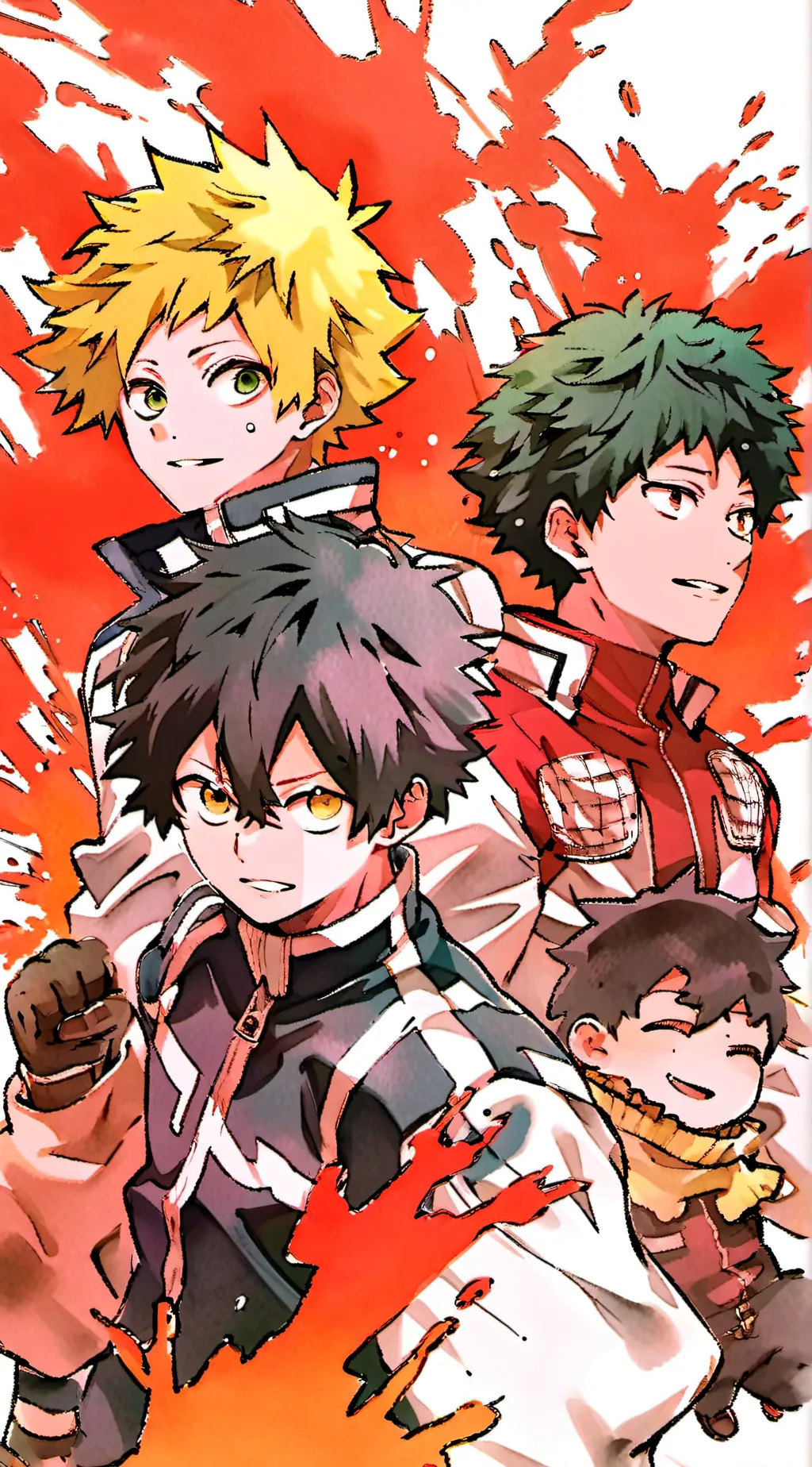 ai character: mha sleepover background
