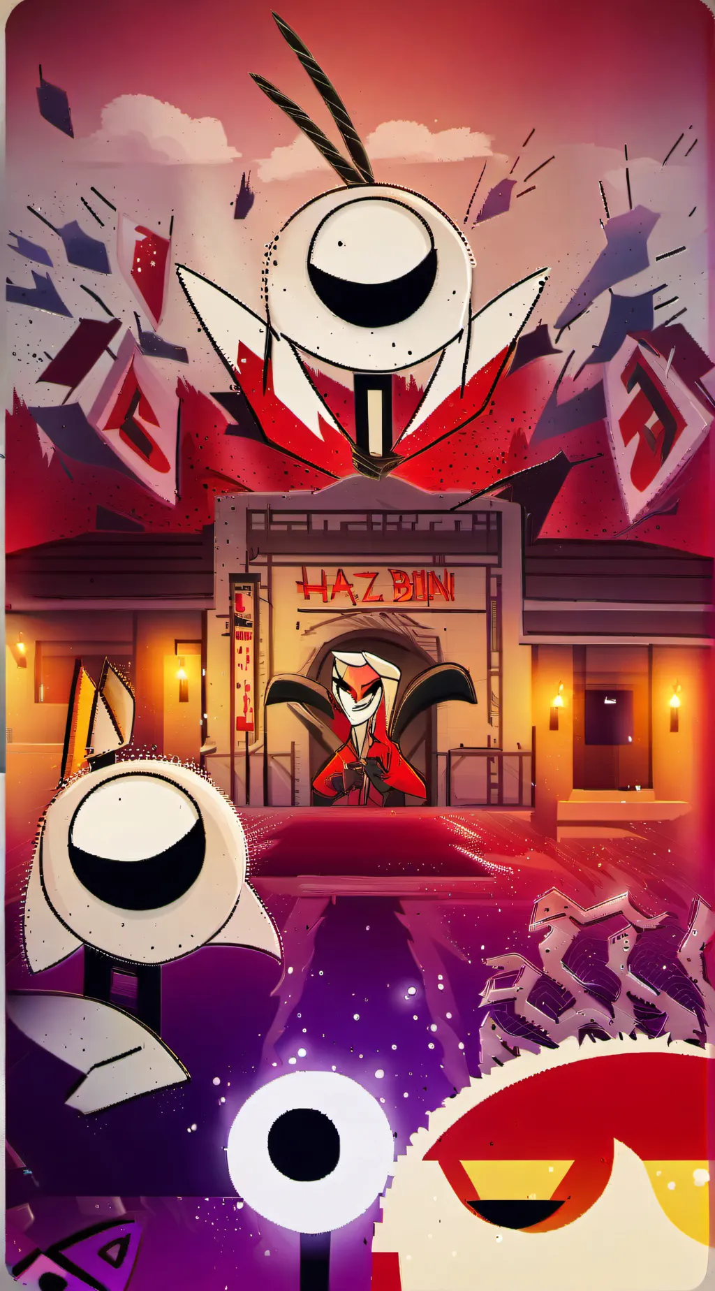 ai character: Hazbin Hotel :] background