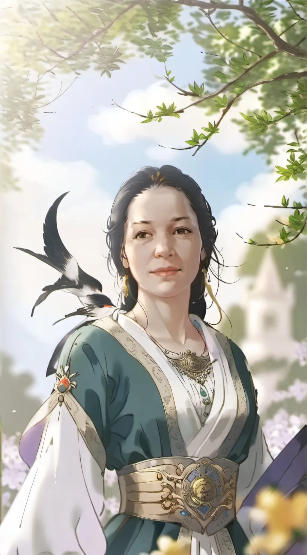 ai character: Aria background