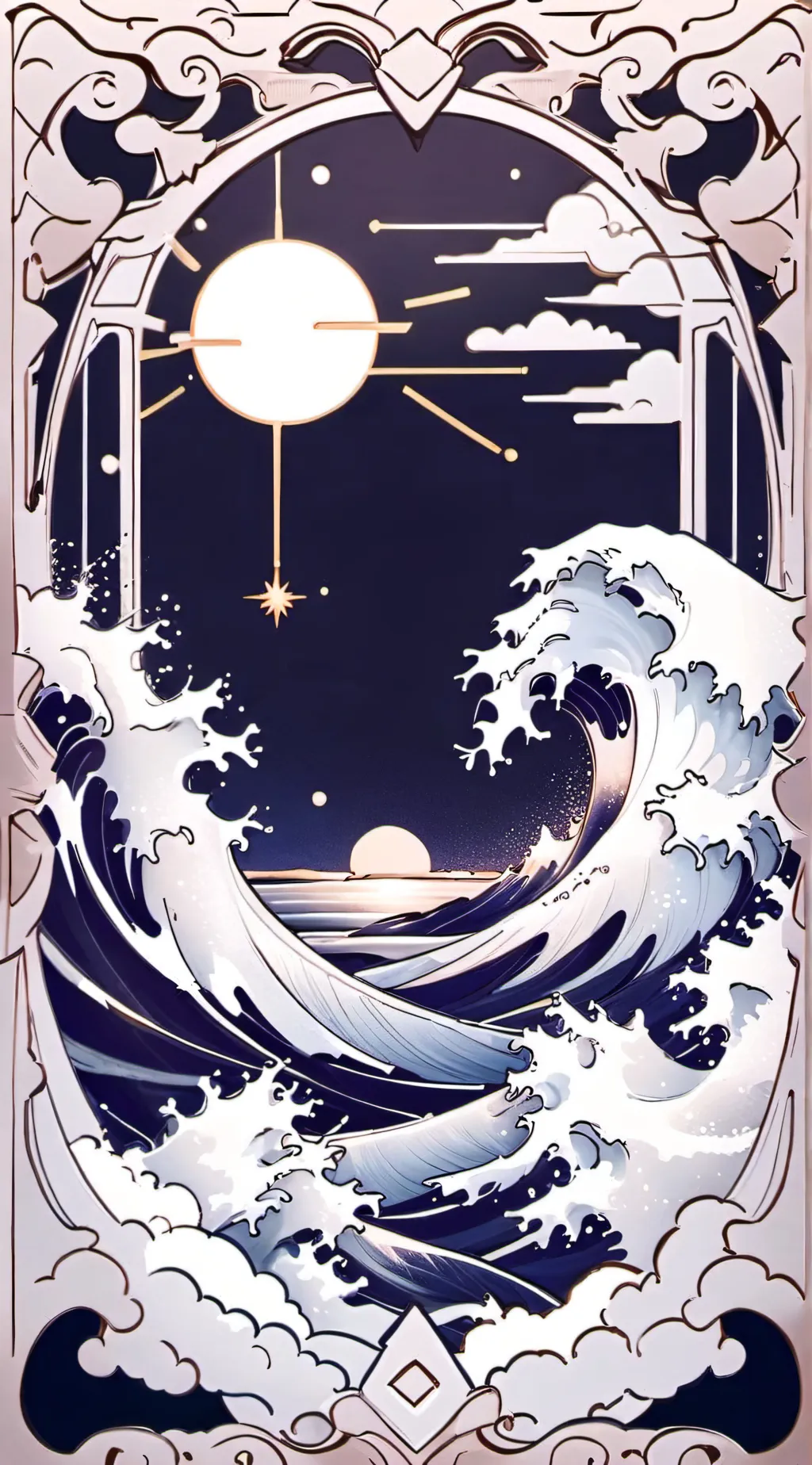 ai character: flashy sorcerer  background