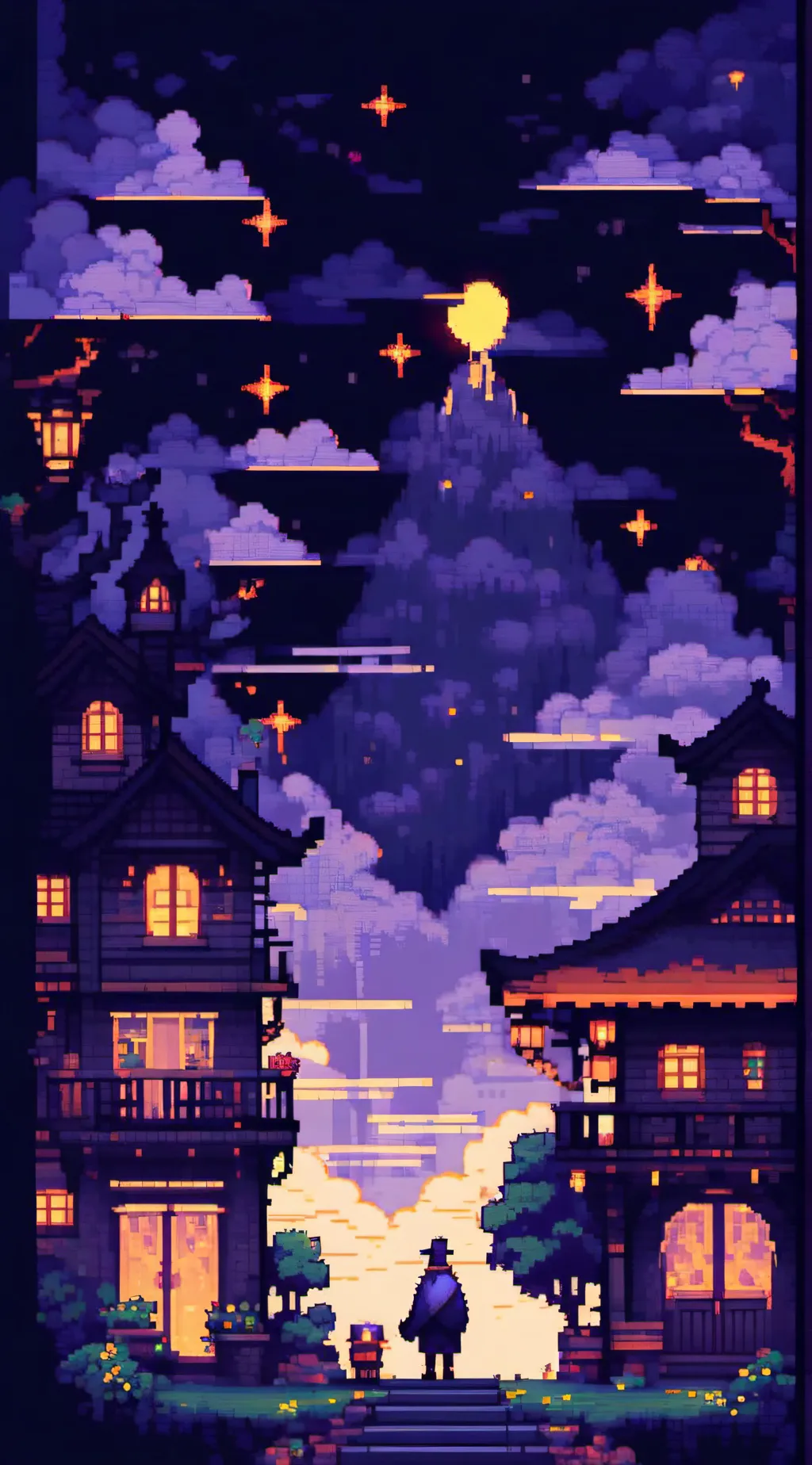 ai character: ANNOUNCEMENT <3 background