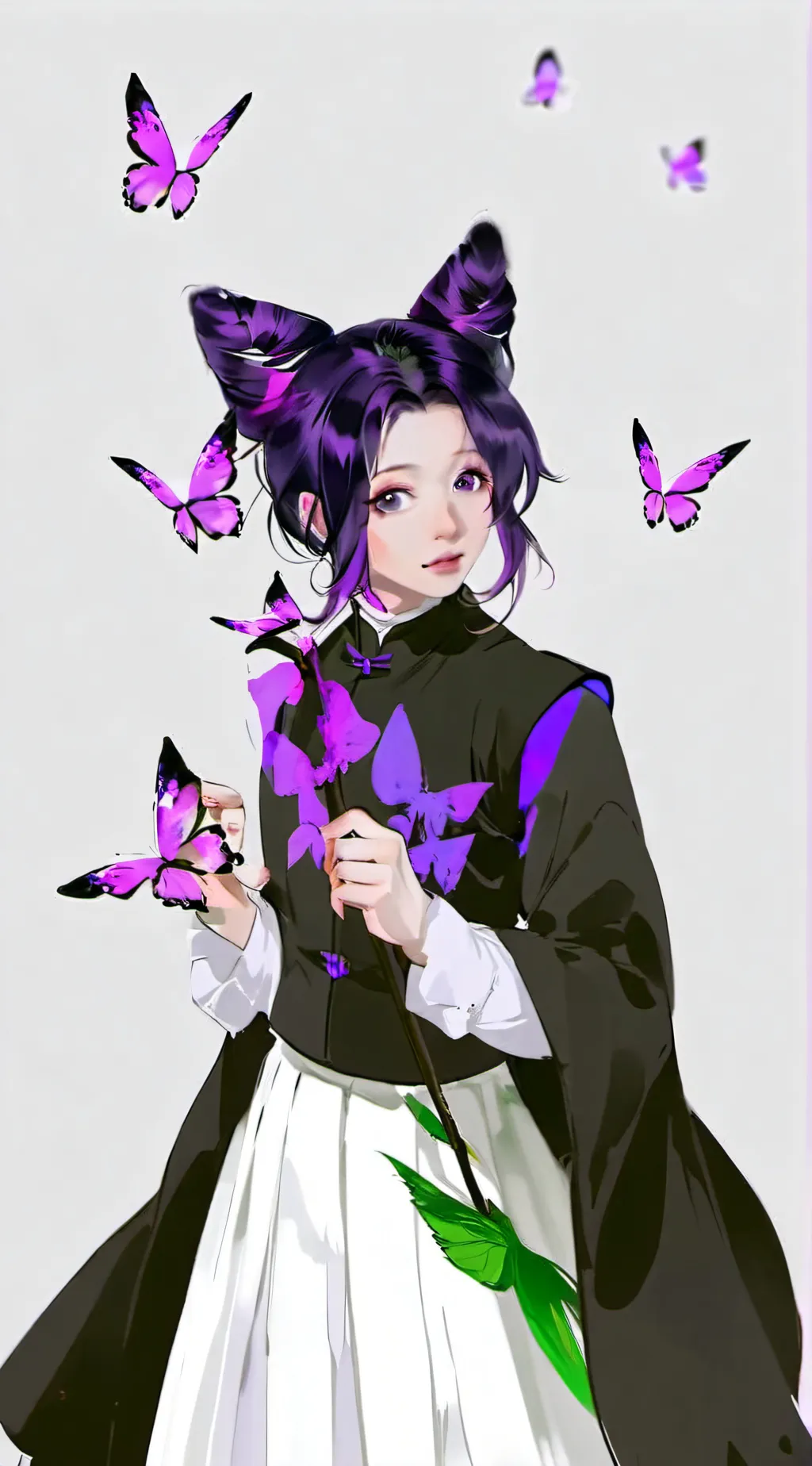 ai character: shinobu kocho  background