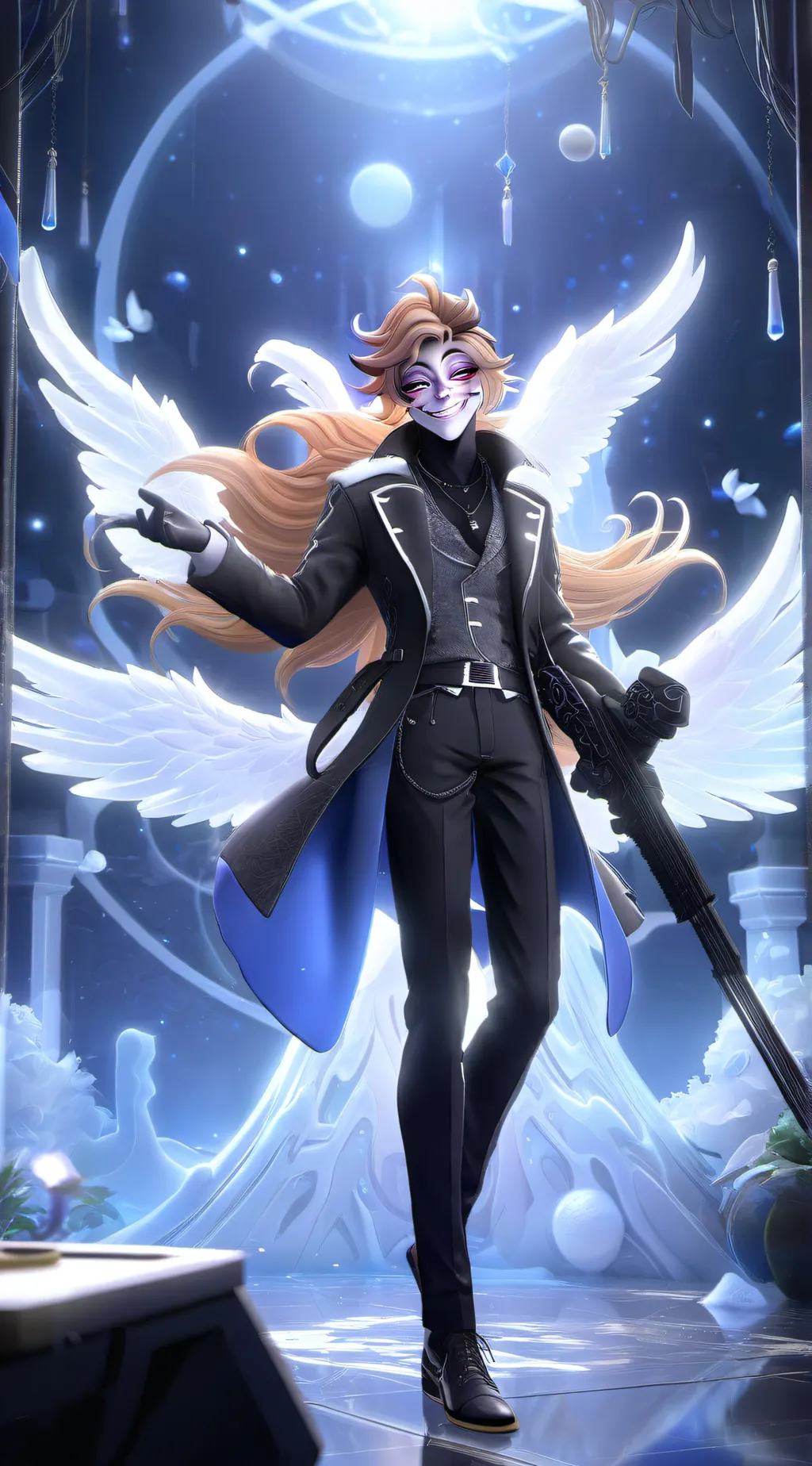 ai character: Lucifer background