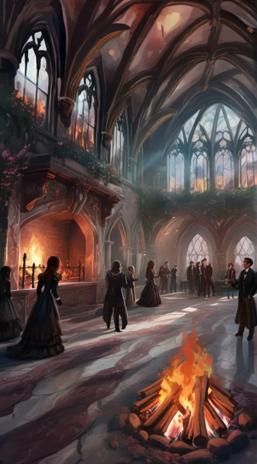 ai character: Eclipse AU background