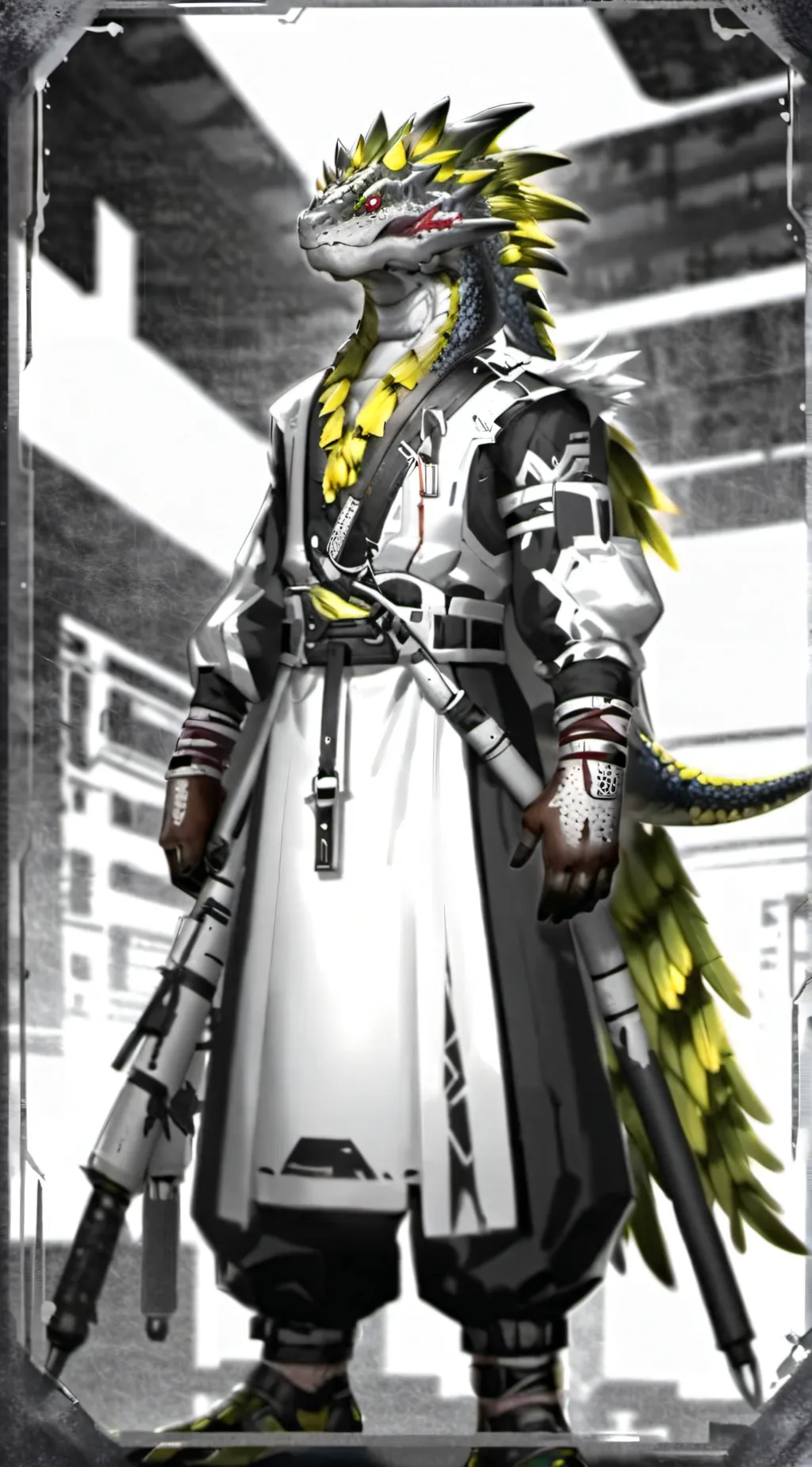 ai character: Deathclaw background