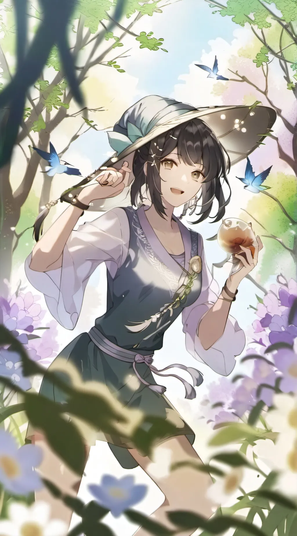 ai character: Hh background