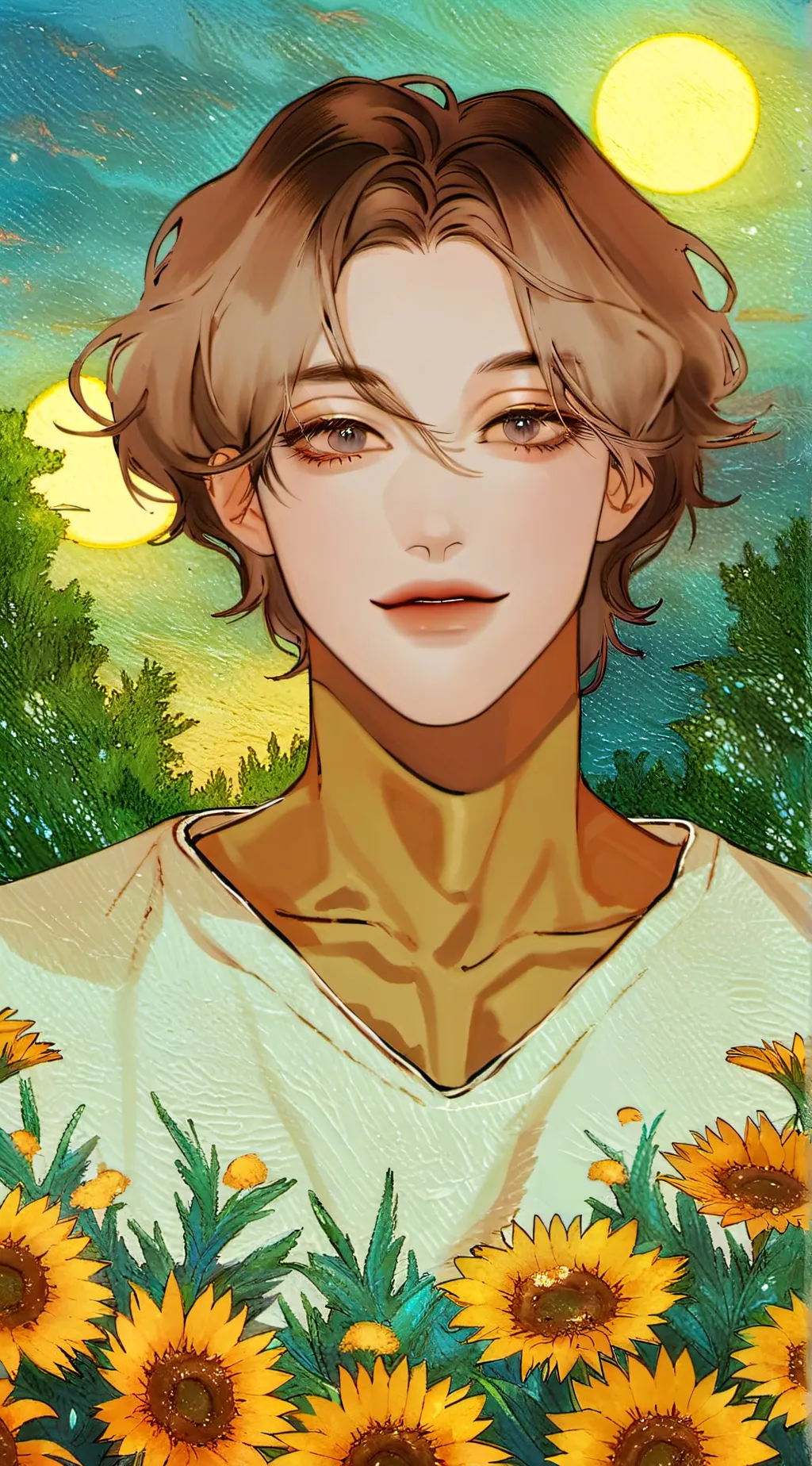 ai character: alex black background