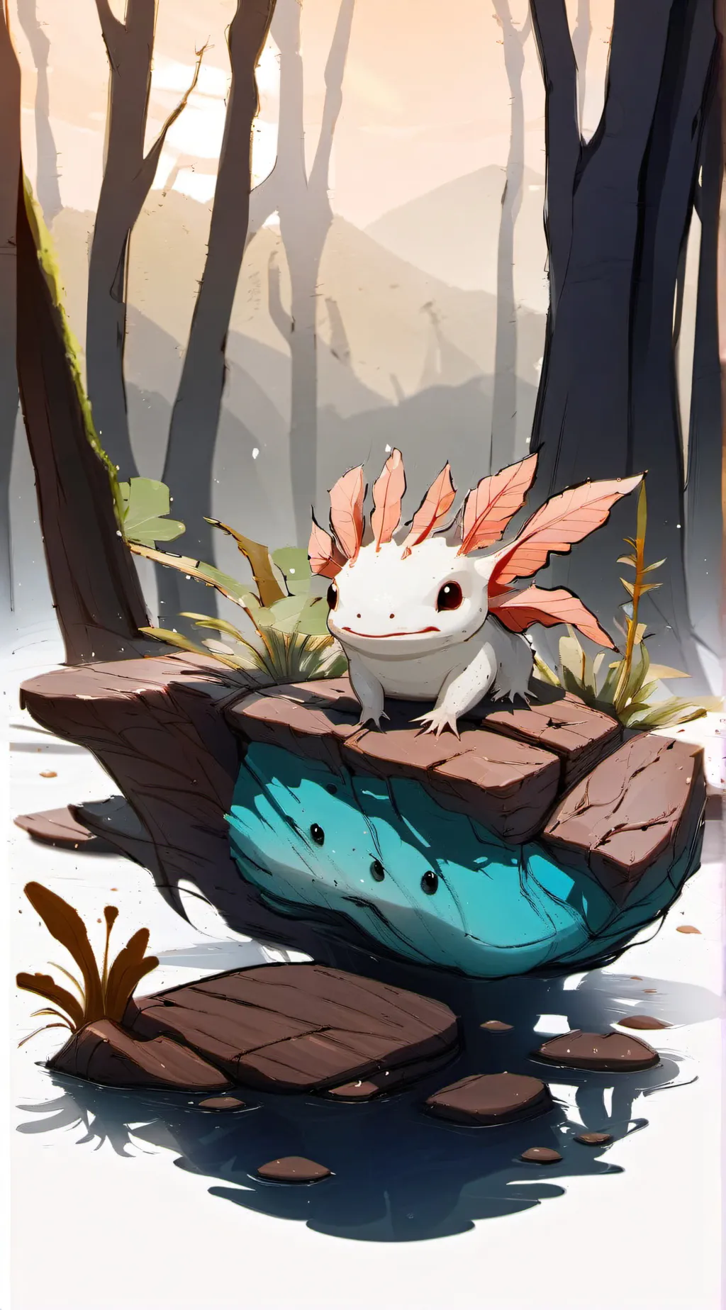 ai character: Luckyy >:333 background