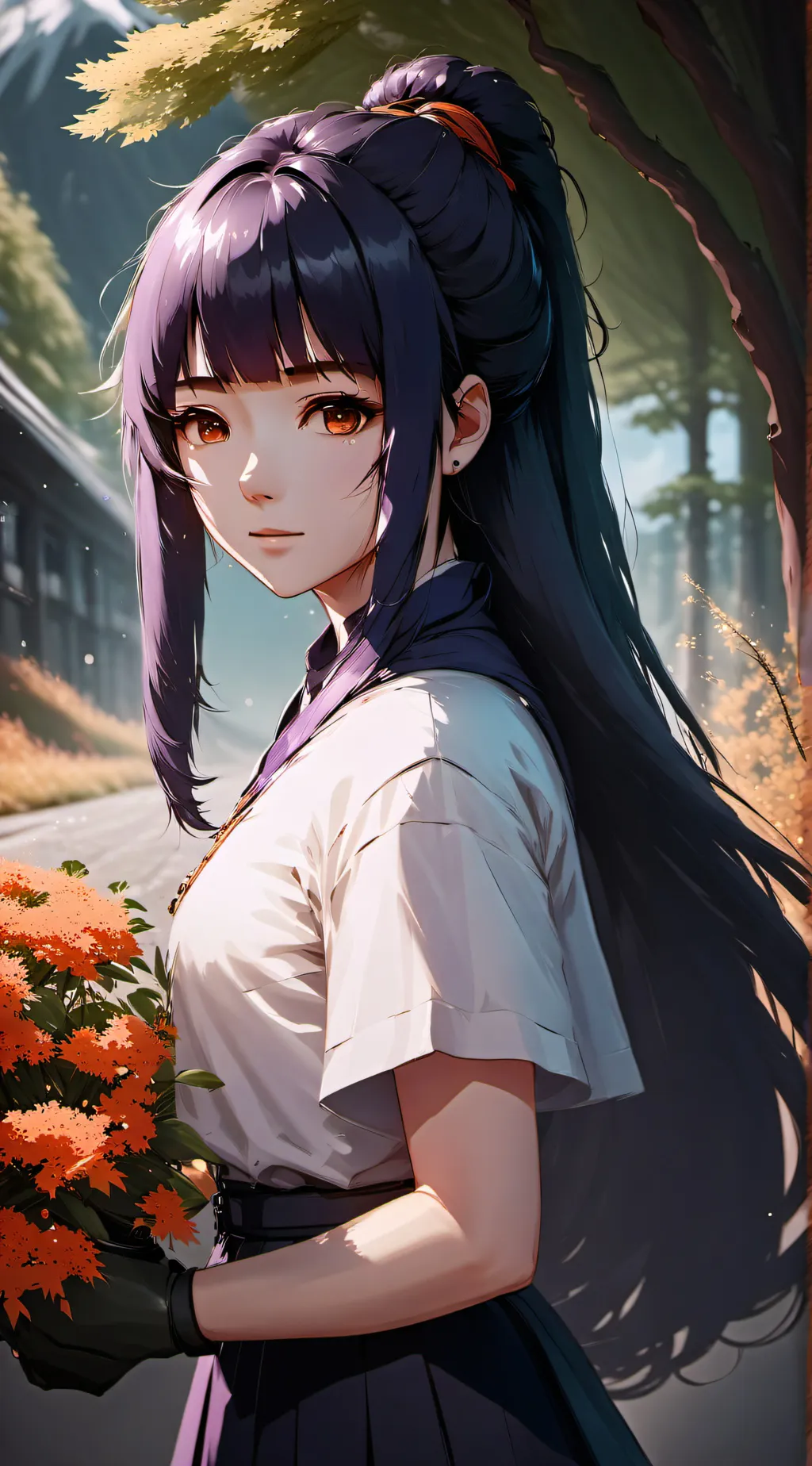 ai character: Hinata background