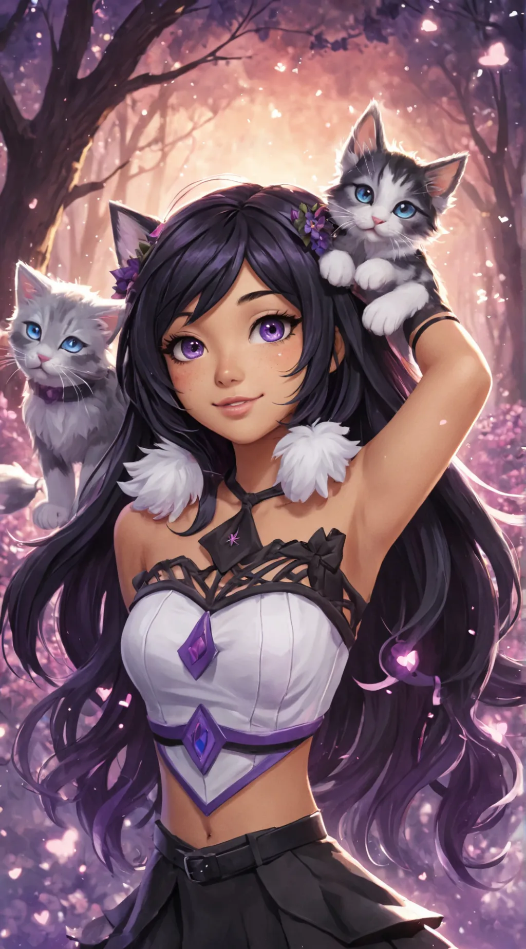 ai character: Aphmau  background