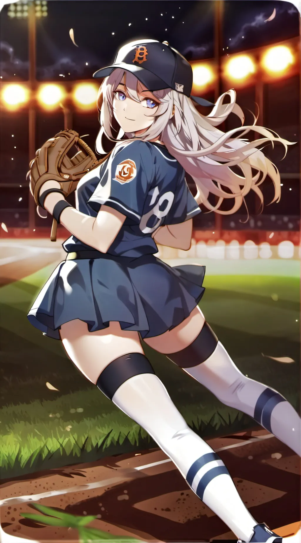 ai character: baseball playerSim background