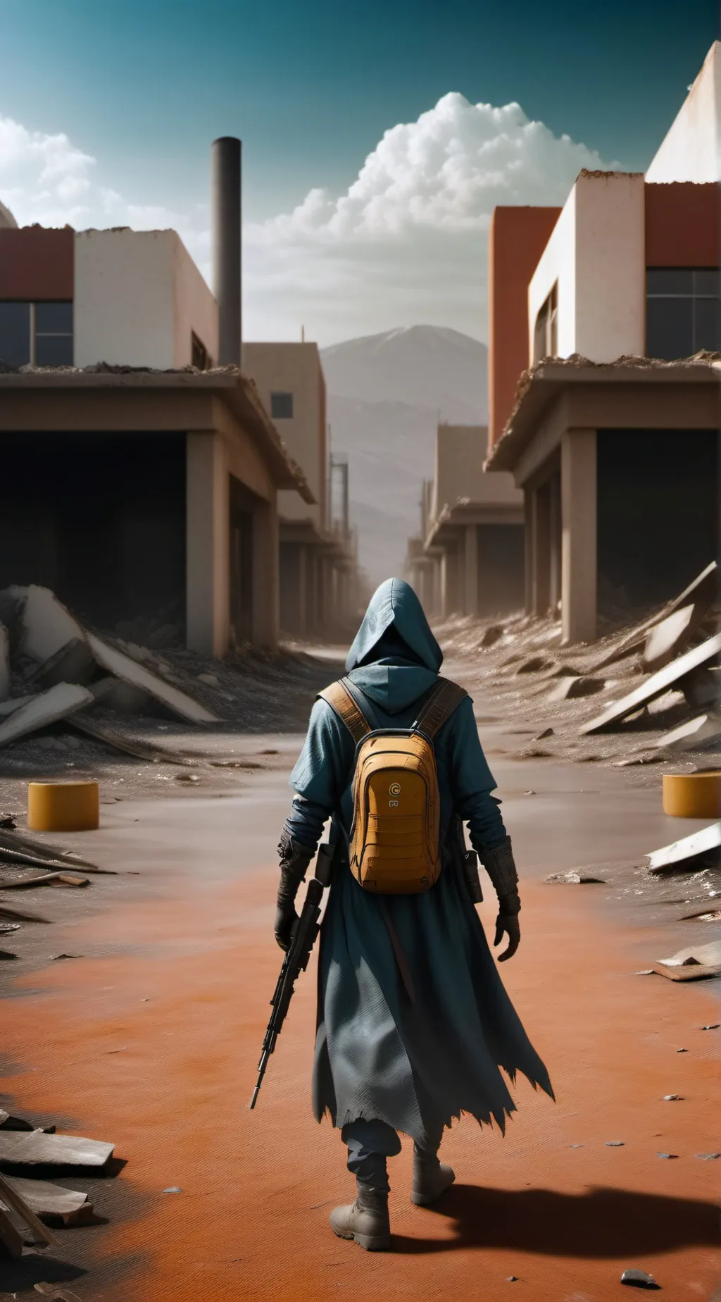 ai character: nuke remnants  background