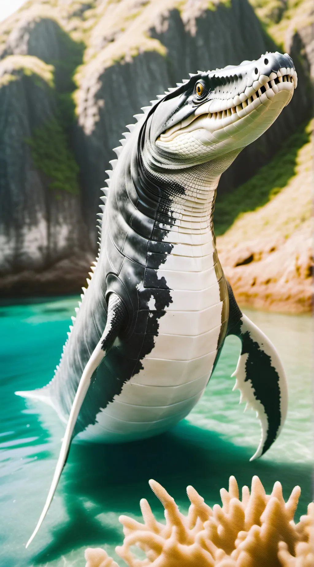 ai character: Himalayasaurus  background