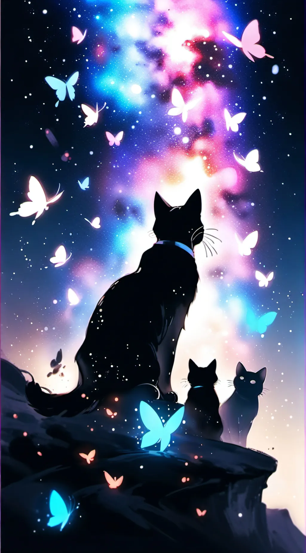 ai character: safe place. background