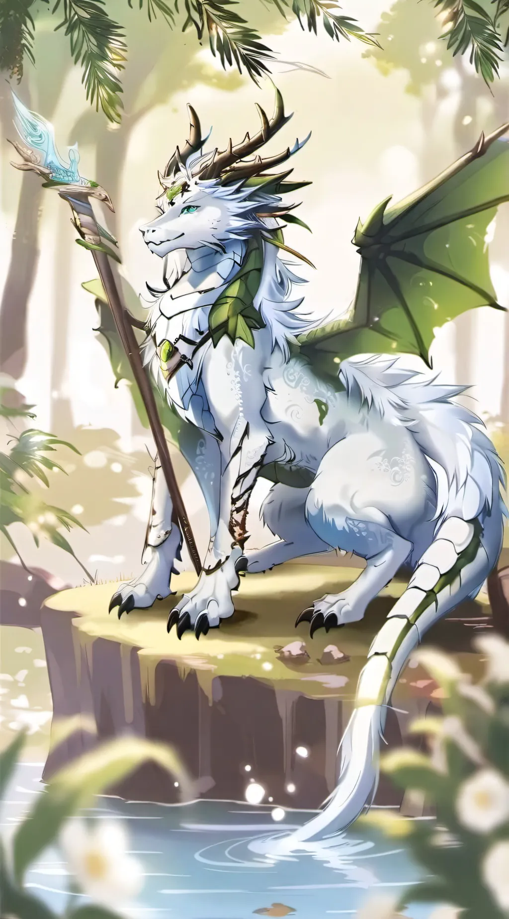 ai character: ✨Winter🥶😏 background