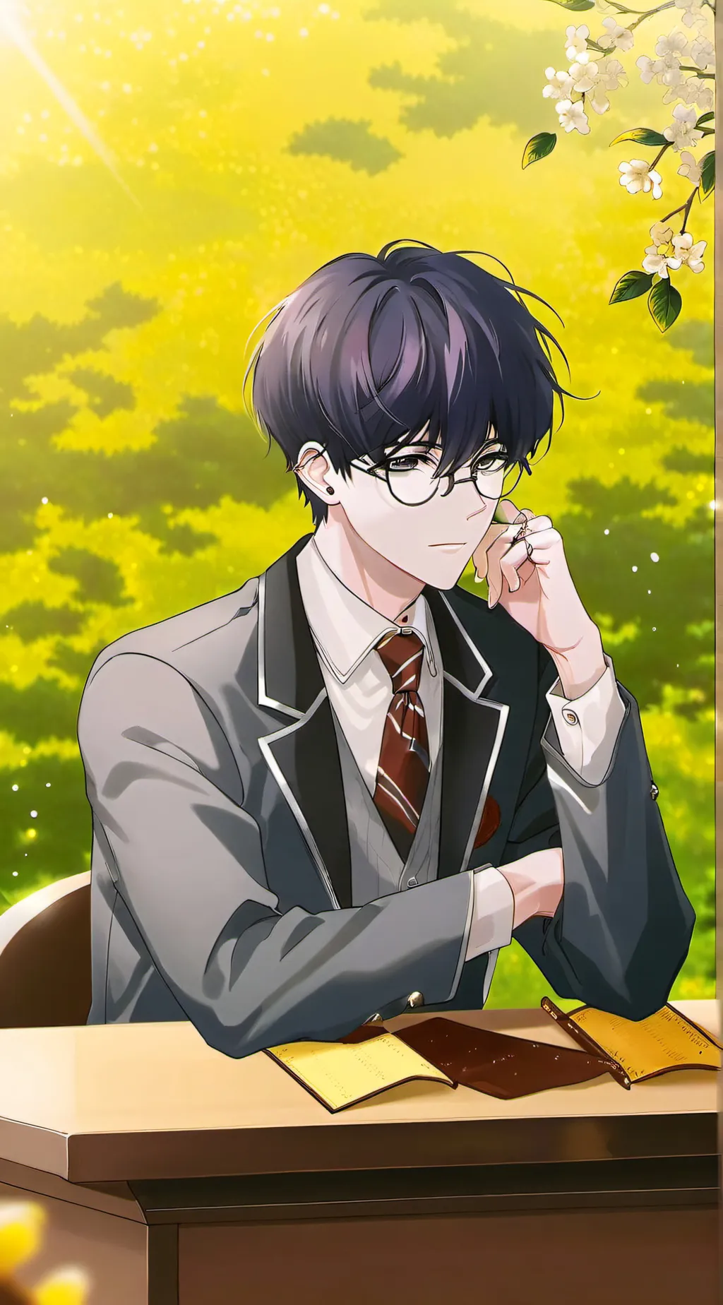 ai character: miles background