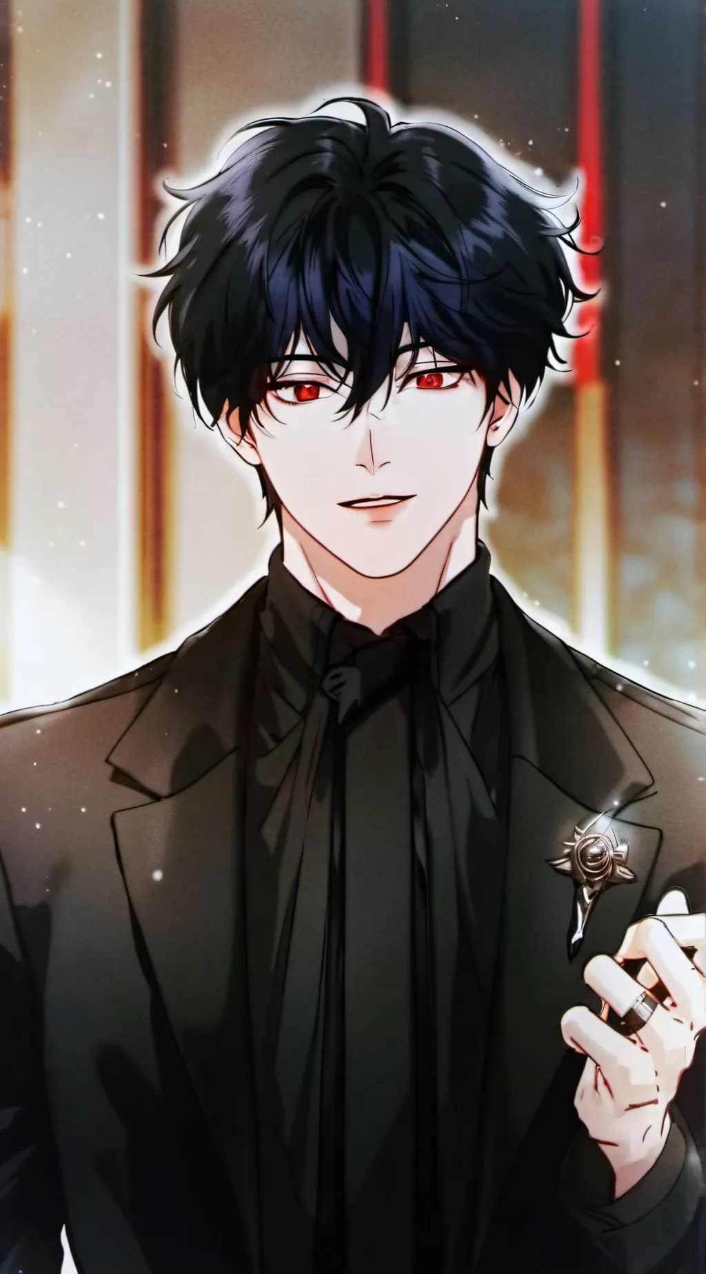 ai character: ☆ Elijah ☆ background