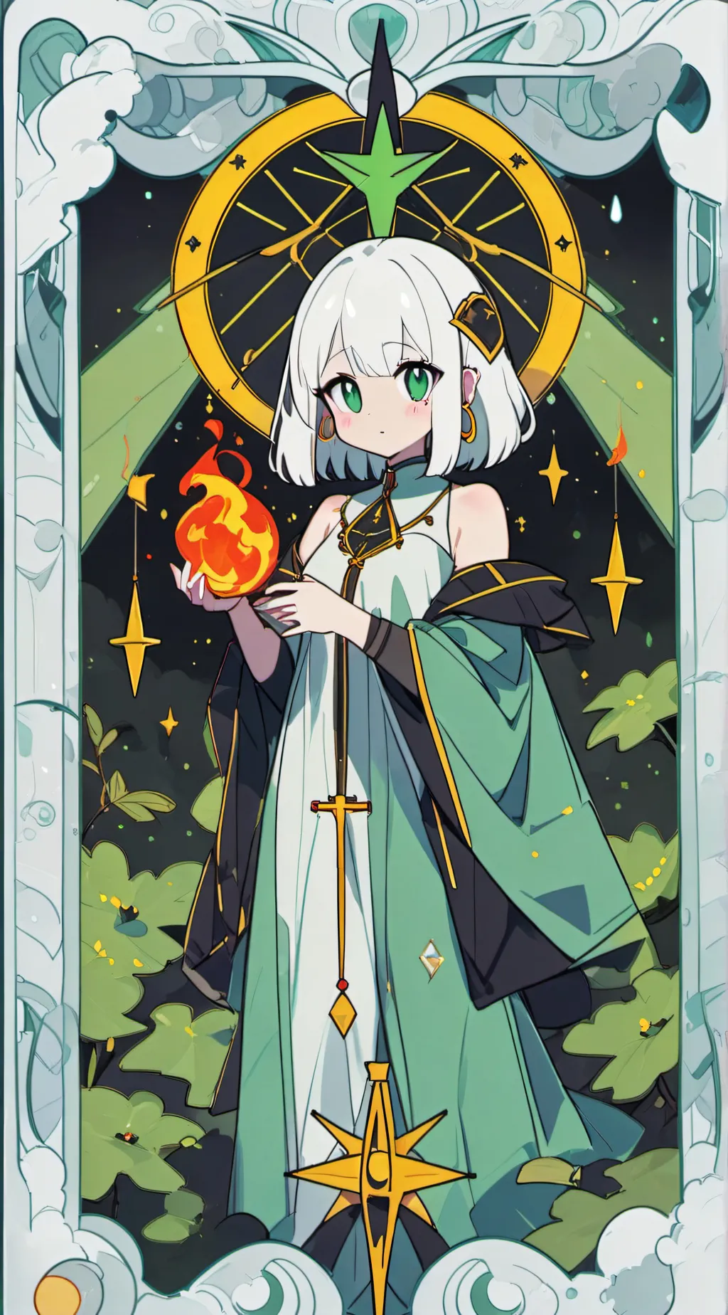 ai character: earth background