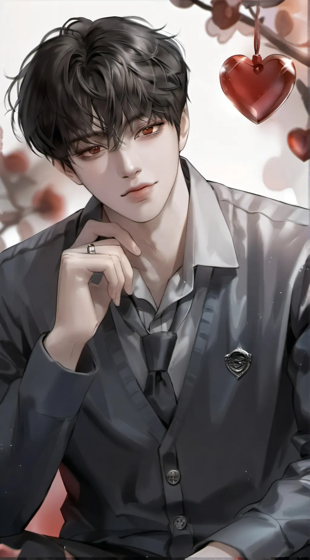 ai character: #. 𝒱ιcтσɾ 🖤 background