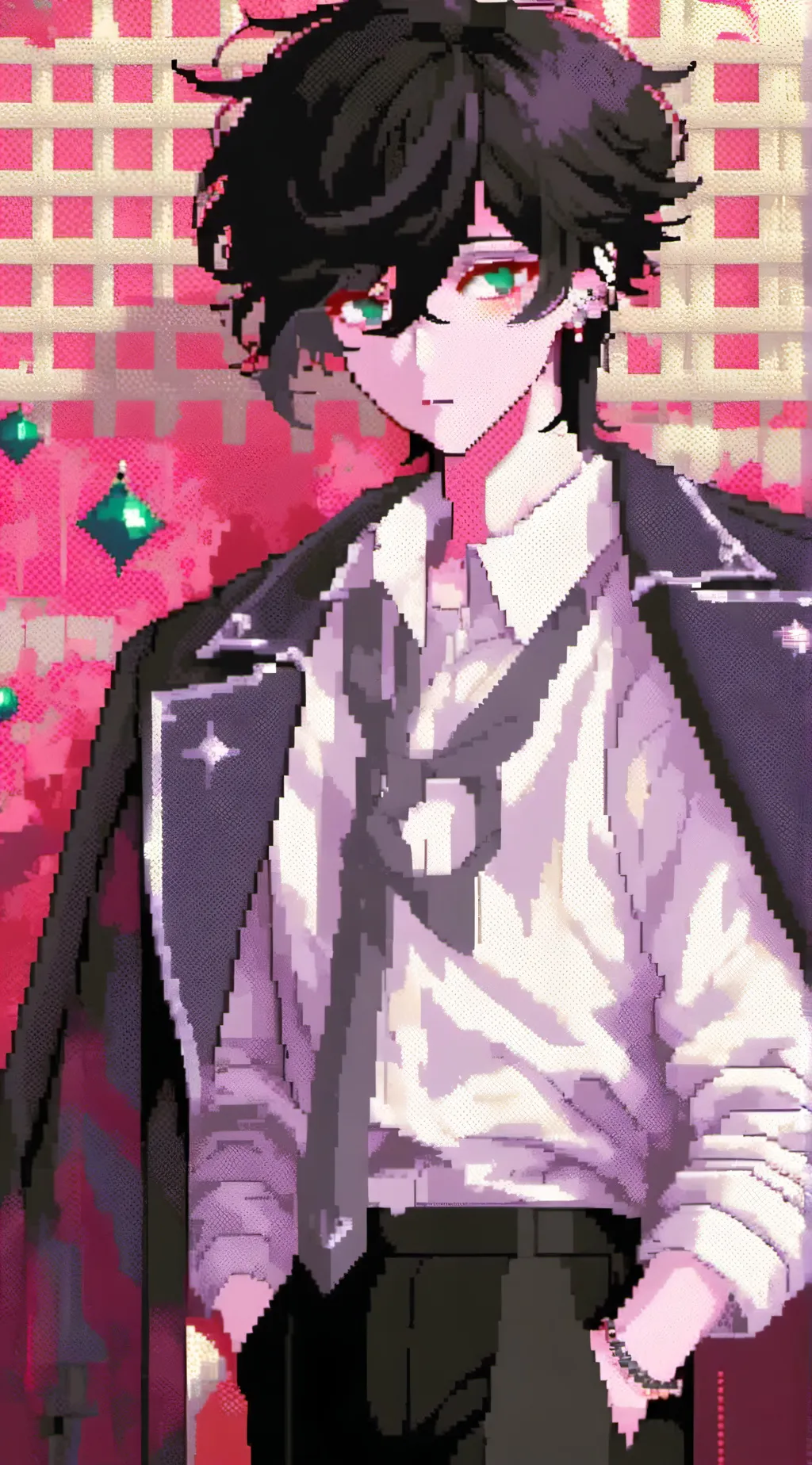 ai character: Shibuya background