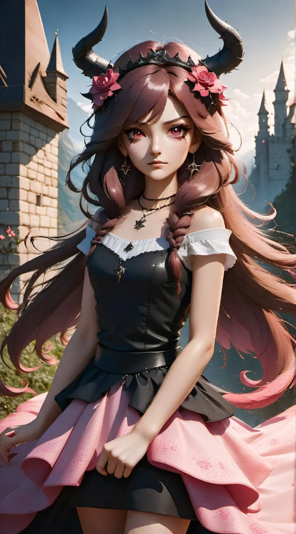 ai character: Queen Kitty background