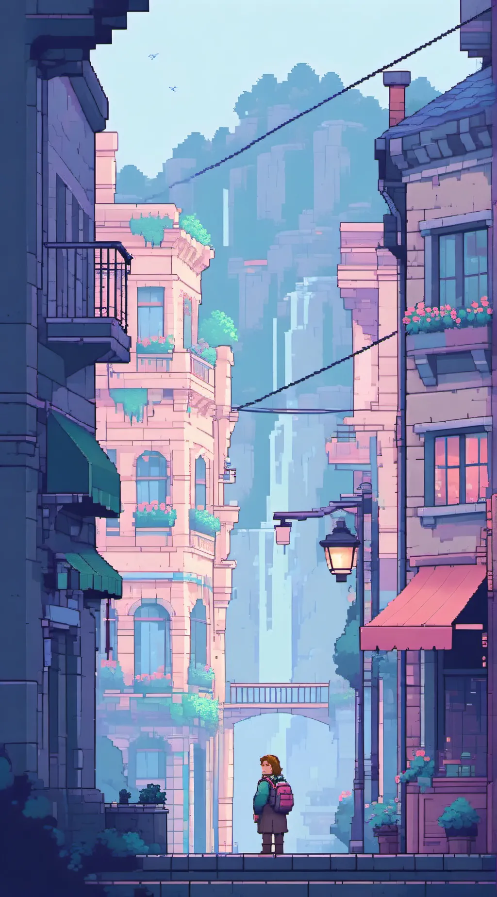 ai character: Demon boy background