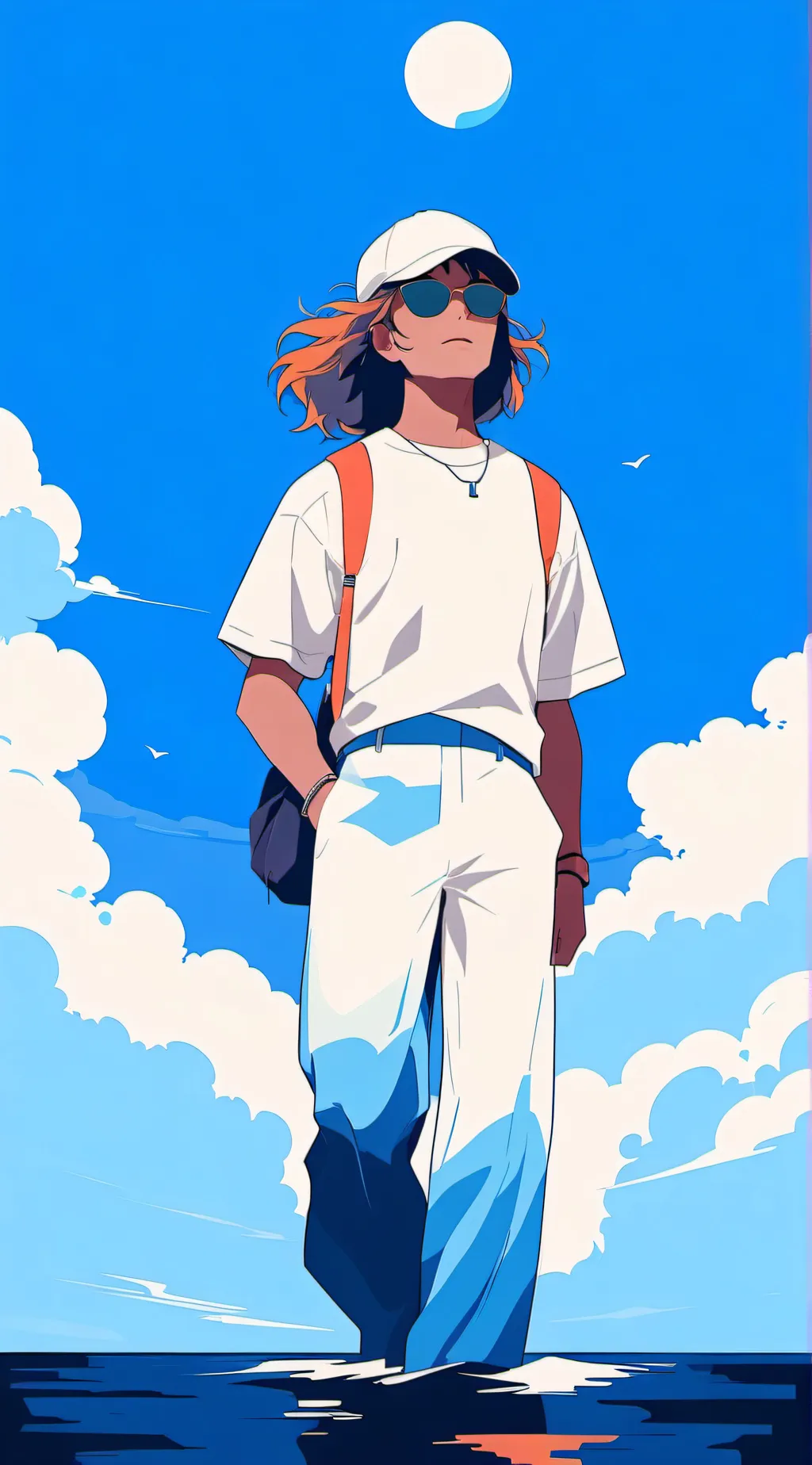 ai character: smiling critters  background