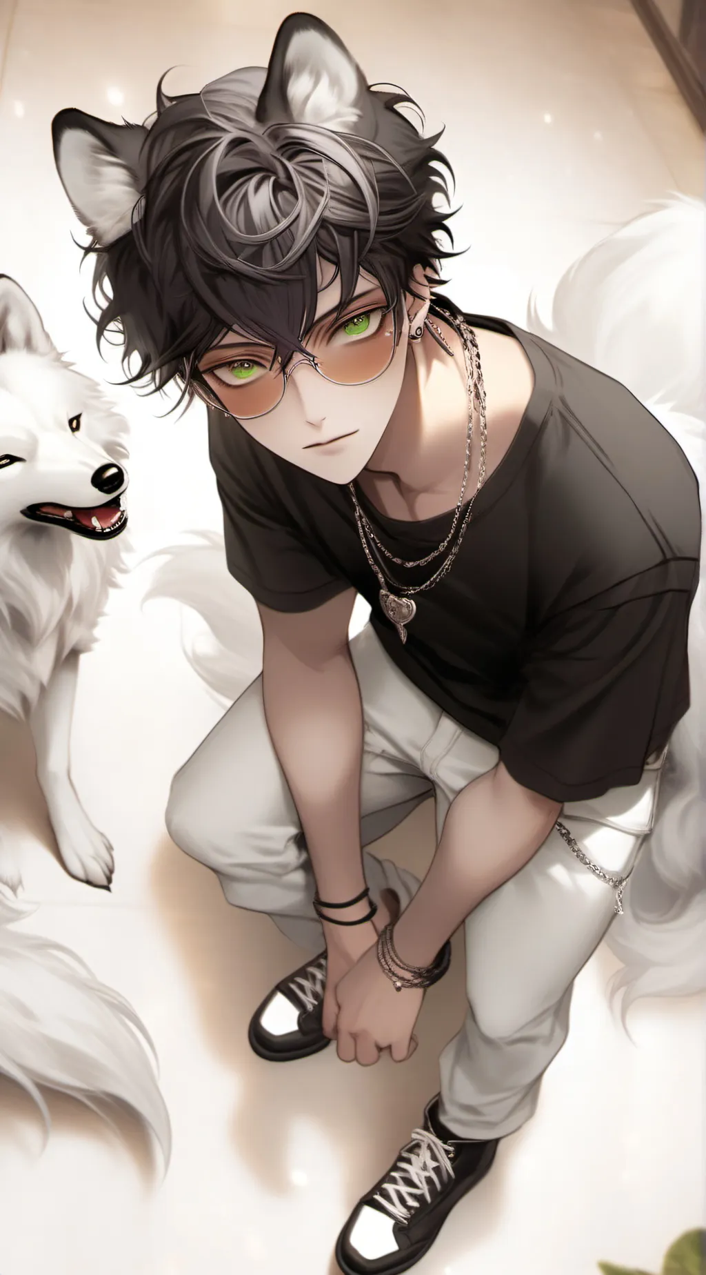 ai character: Liam  background