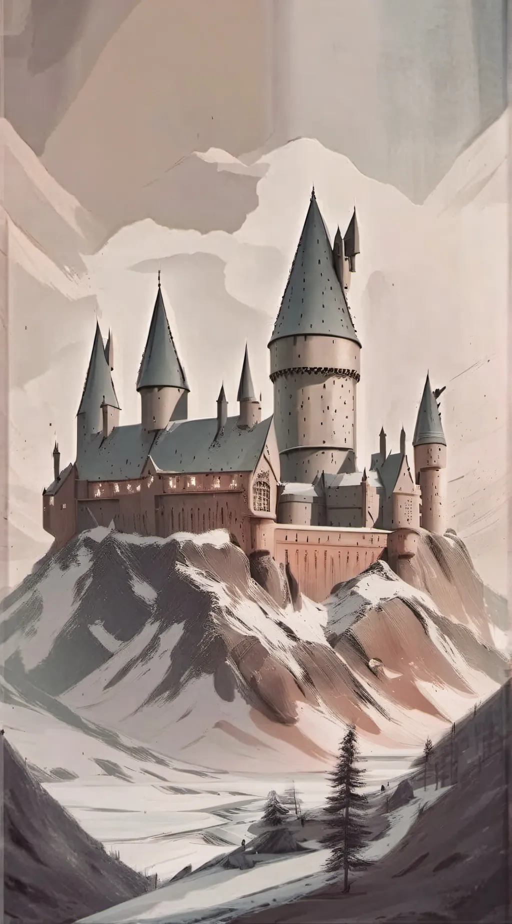 ai character: Hogwarts background