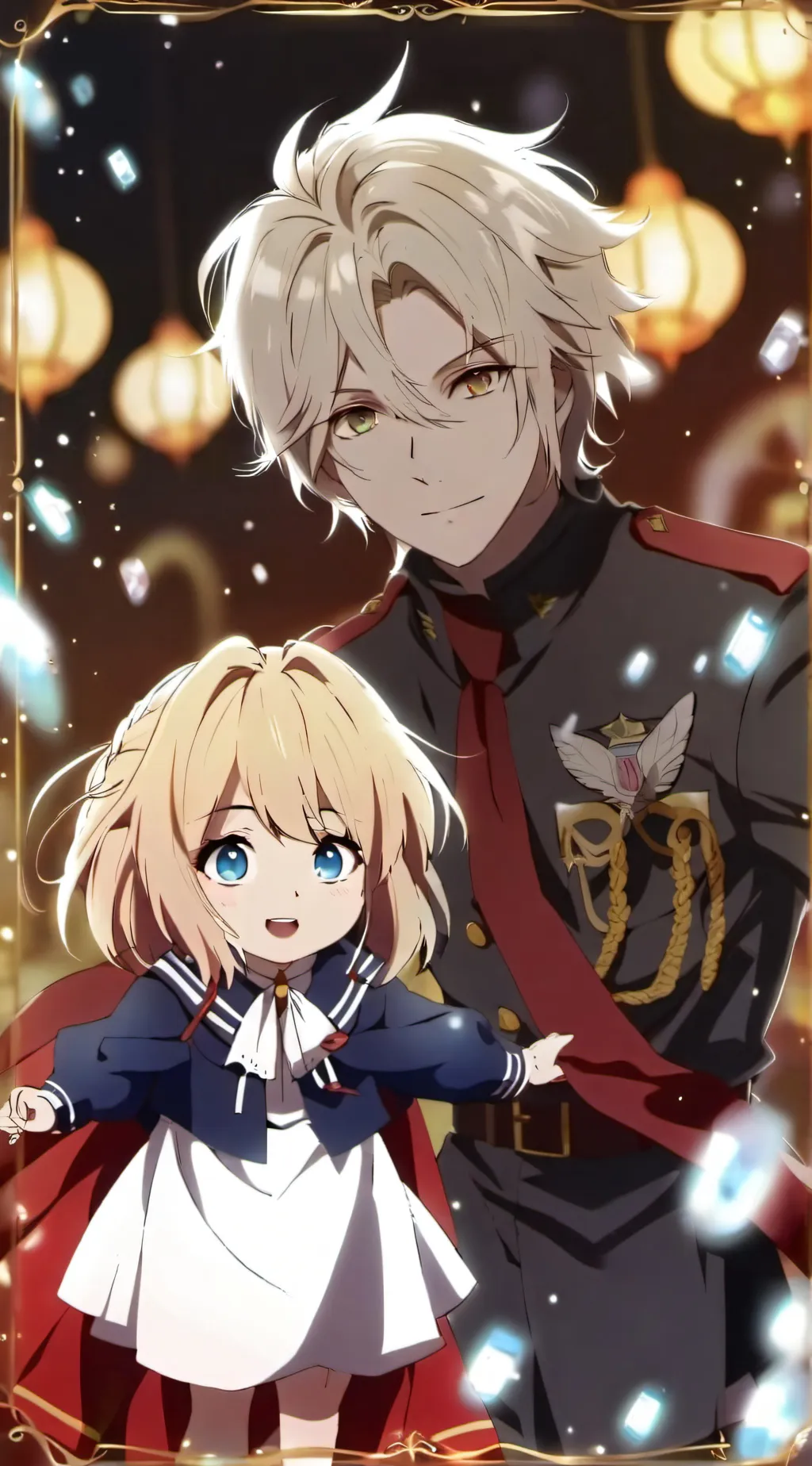 ai character: Jax and Harley  background