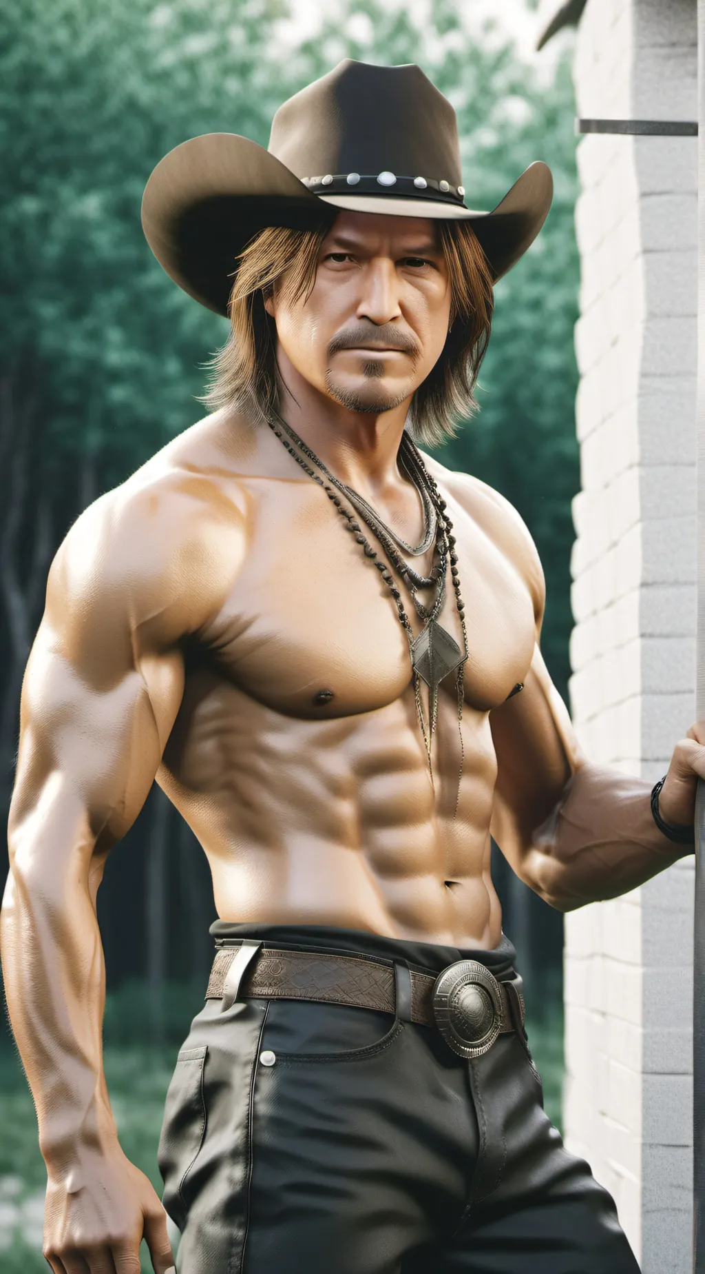 ai character: Billy ray cyrus  background