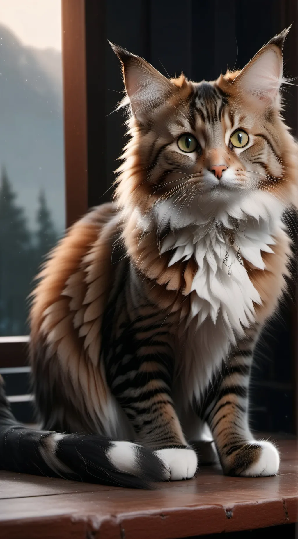 ai character: cat background