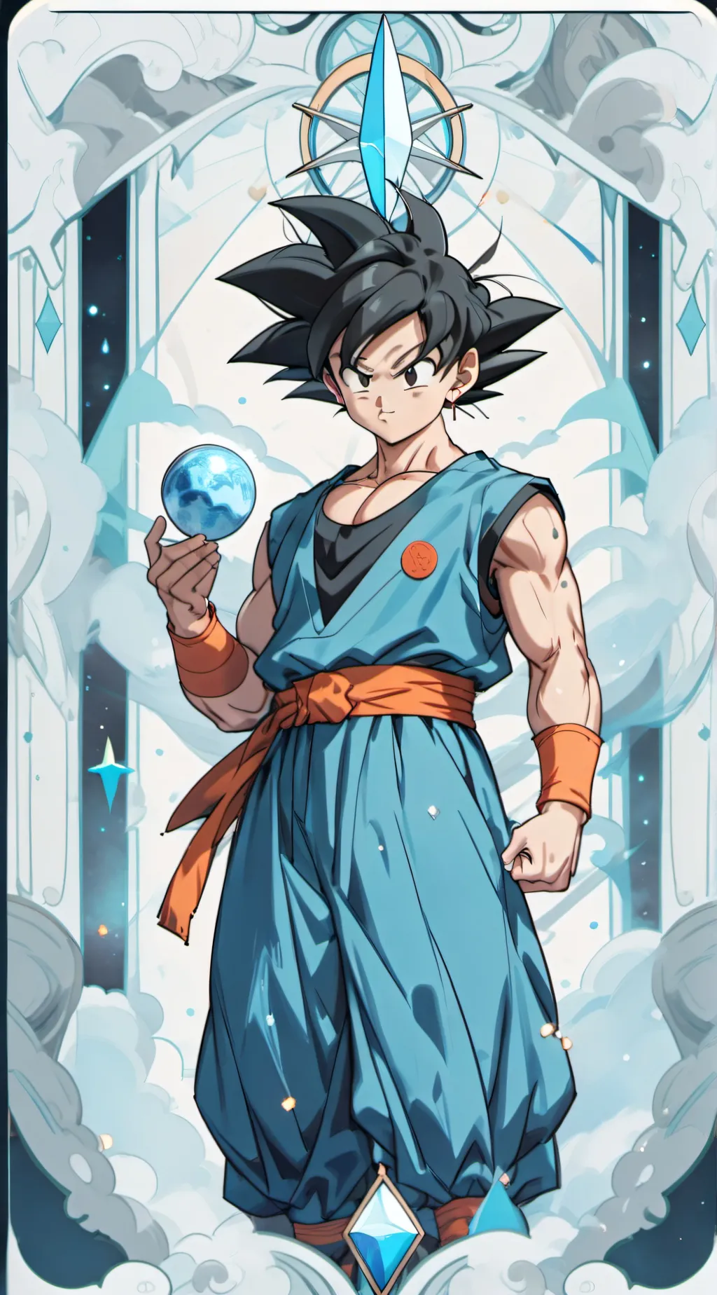 ai character: goku background