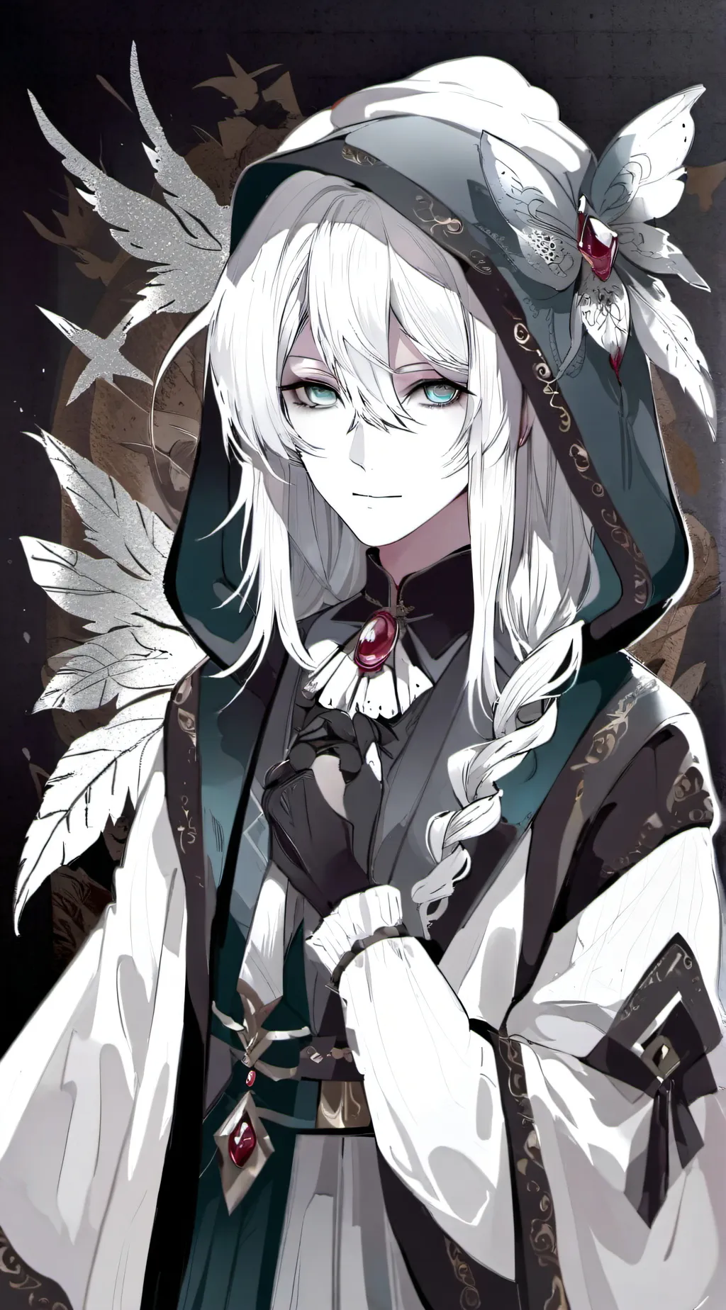 ai character: iguro Obanai  background