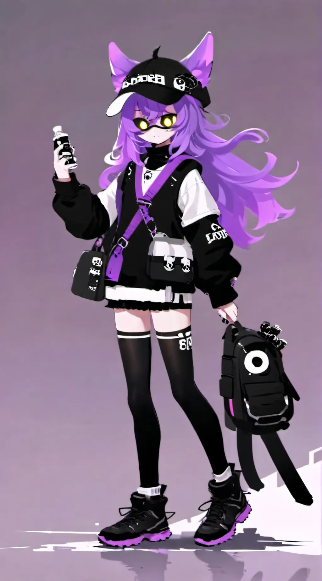 ai character: Uzi background