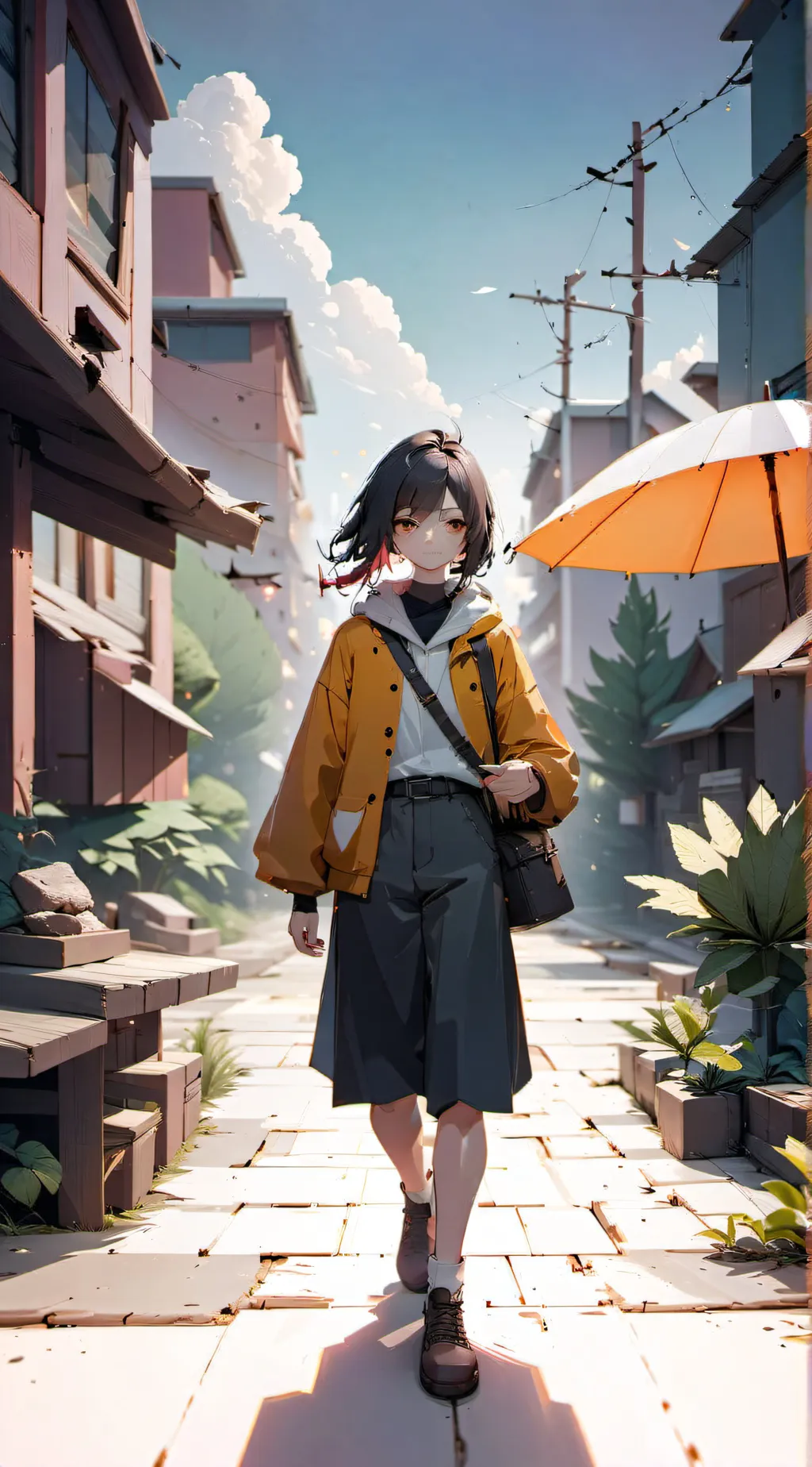 ai character: Mha  background