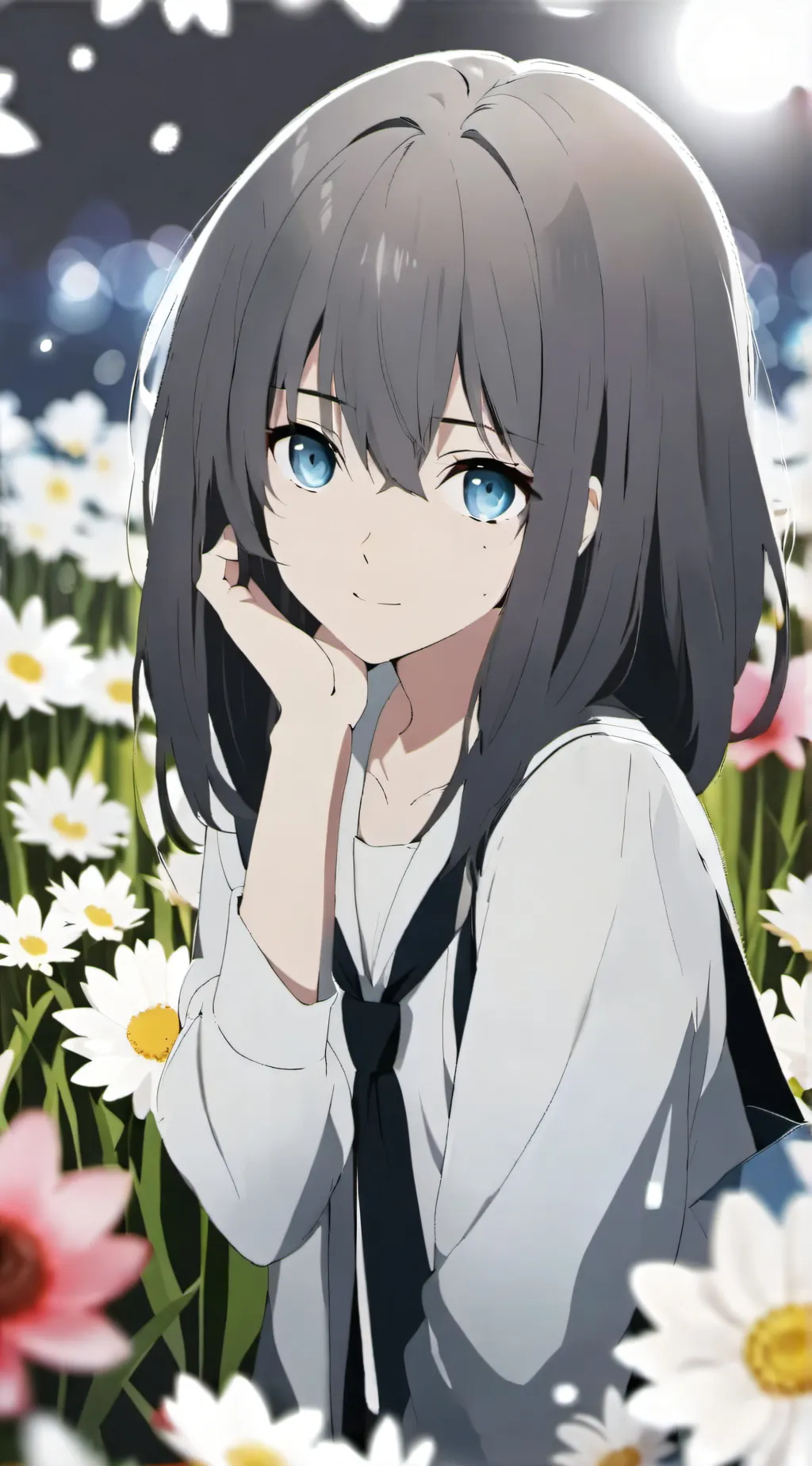 ai character: hypnotized girl background