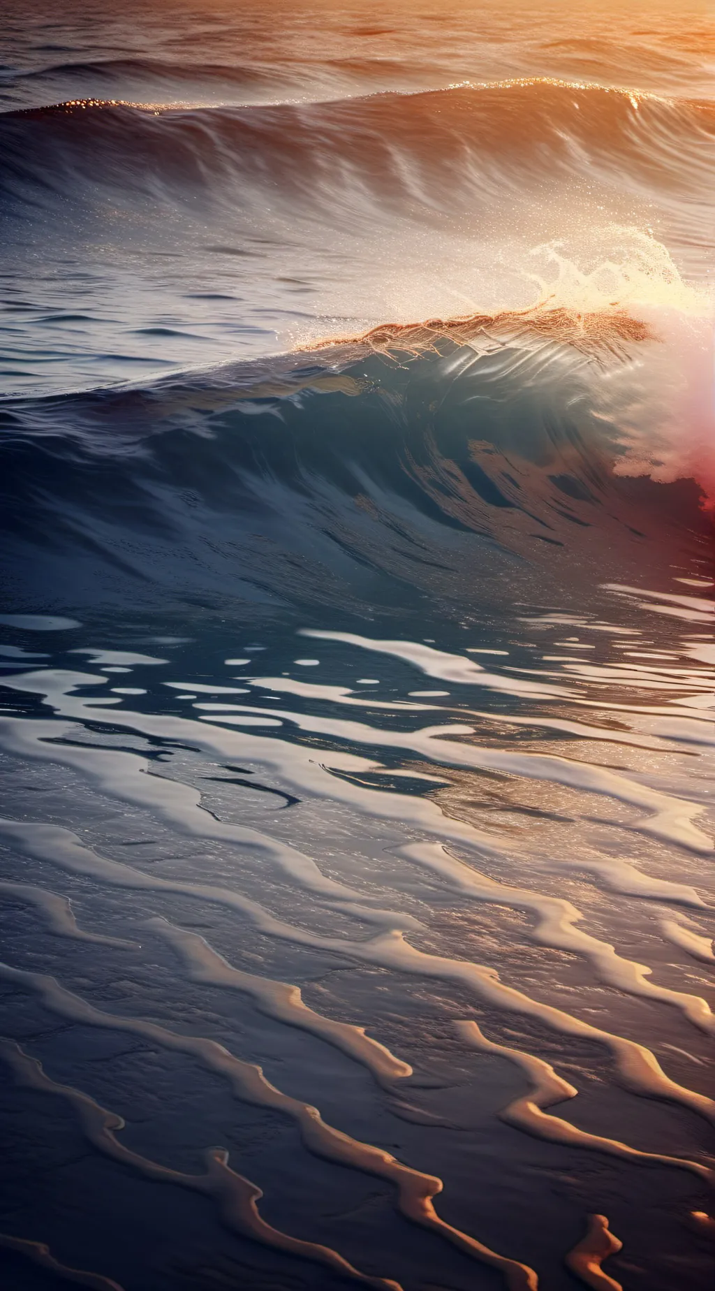 ai character: Ocean background