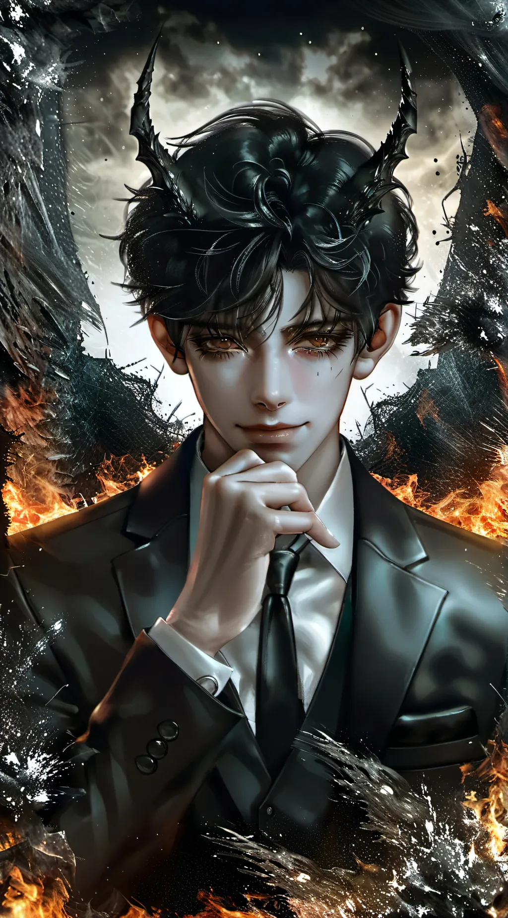 ai character: Xavier  background