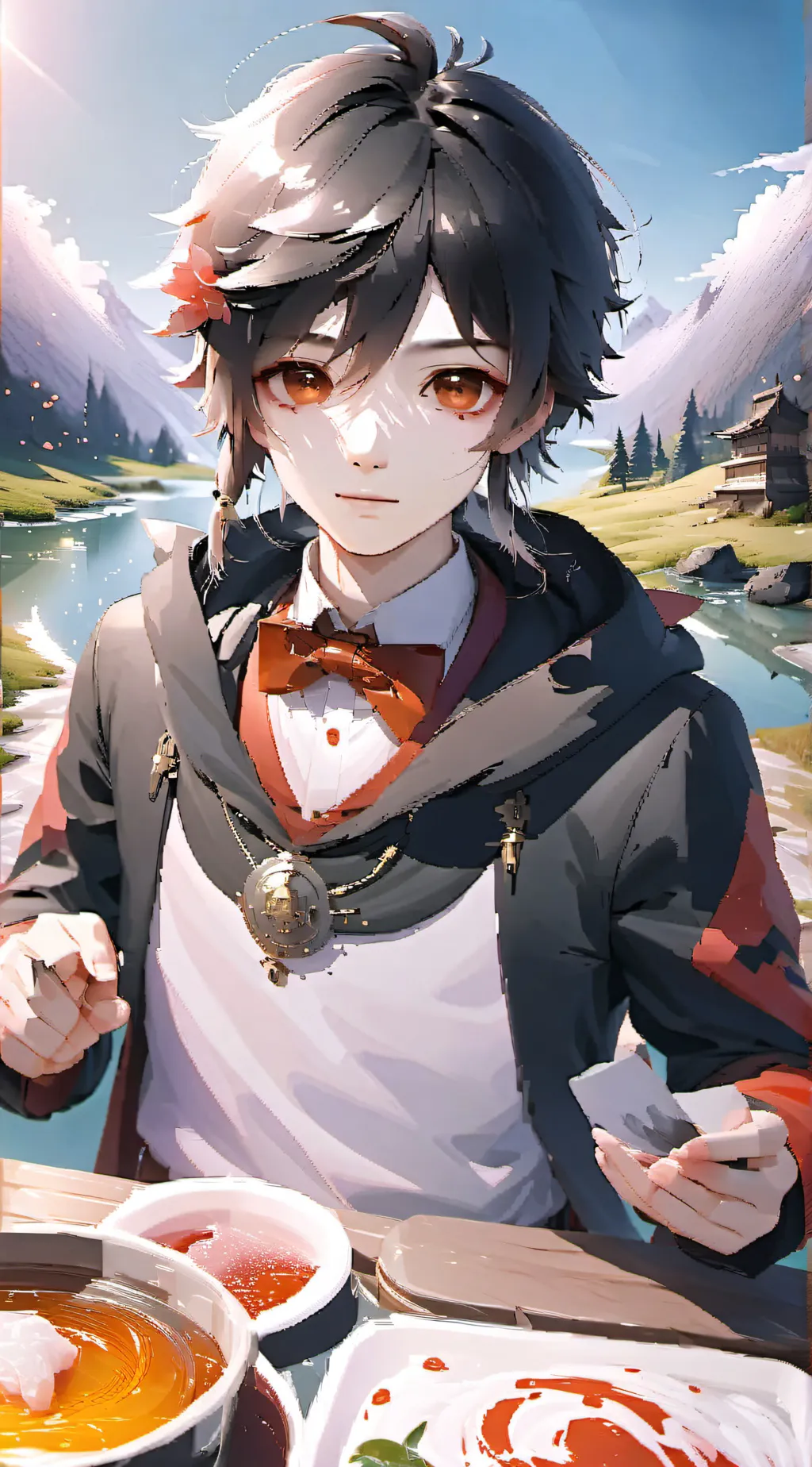 ai character: alexander  background