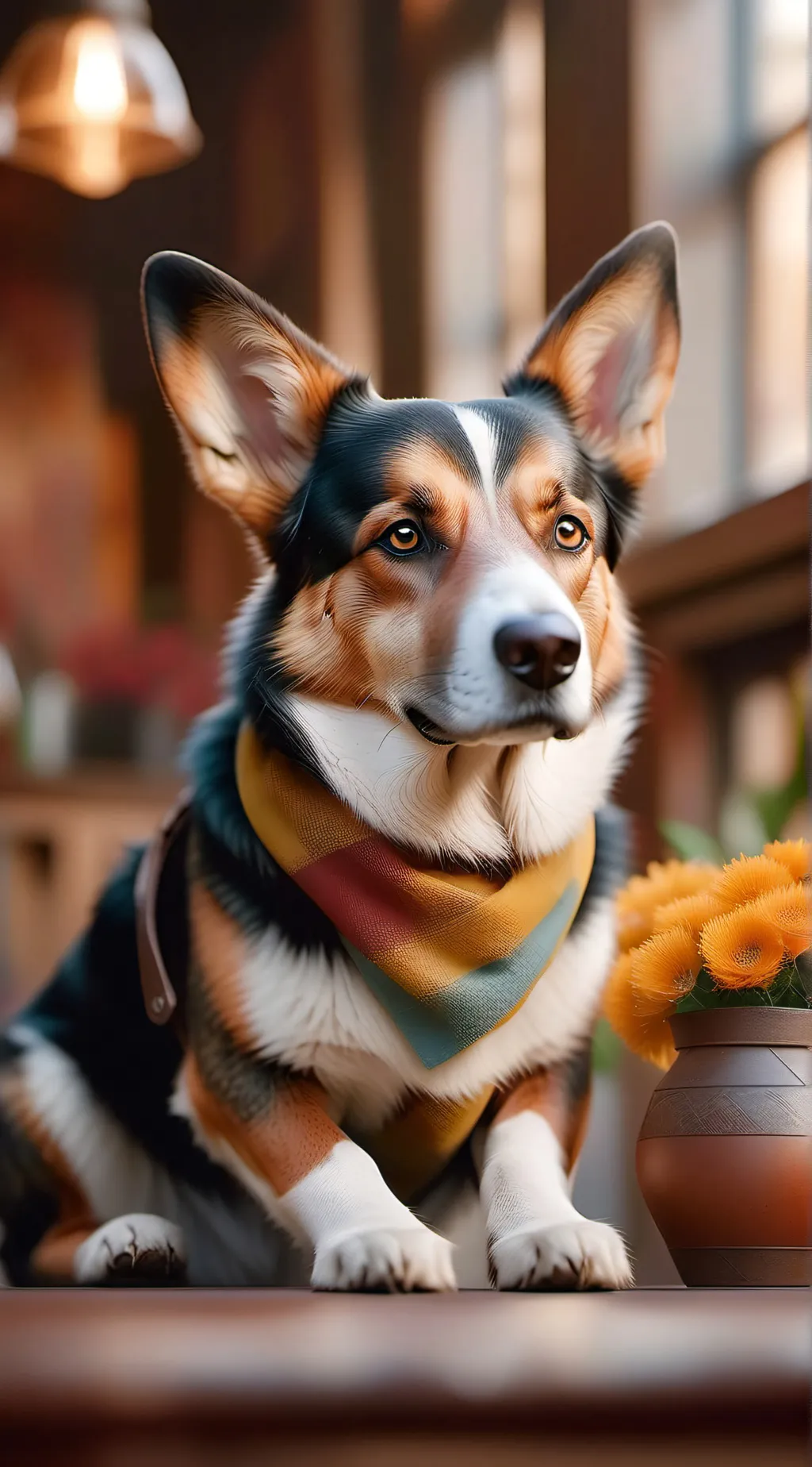 ai character: doggie background