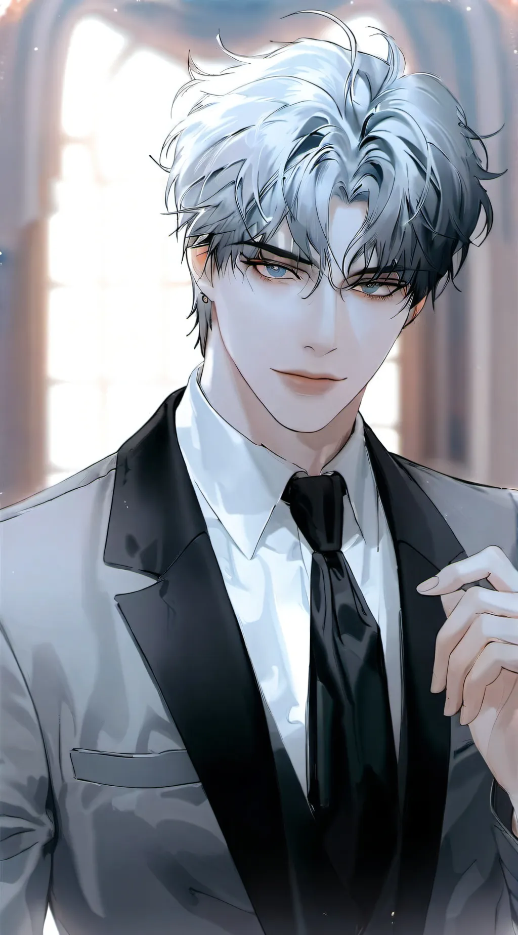 ai character: Sebastian  background