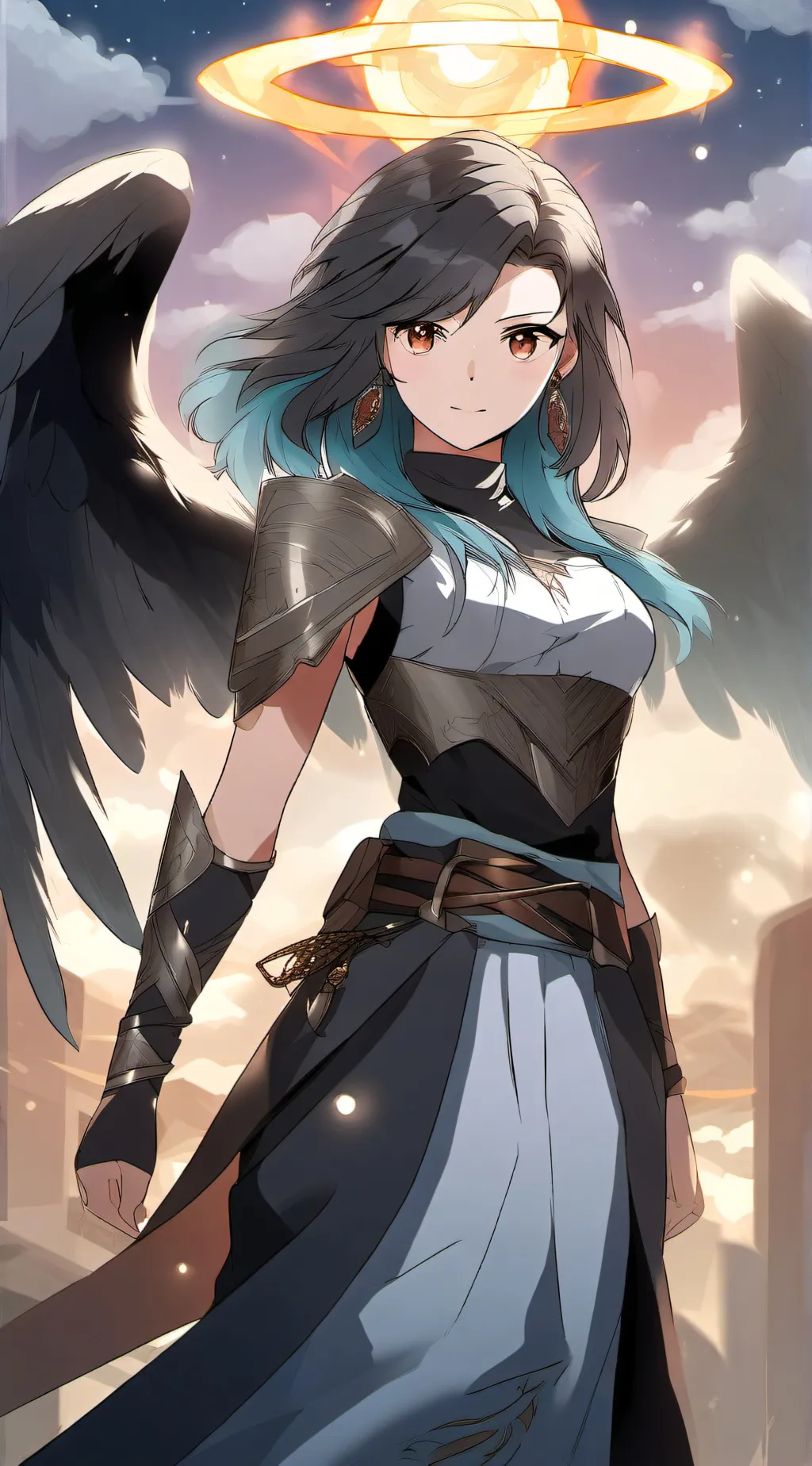 ai character: HH heaven background