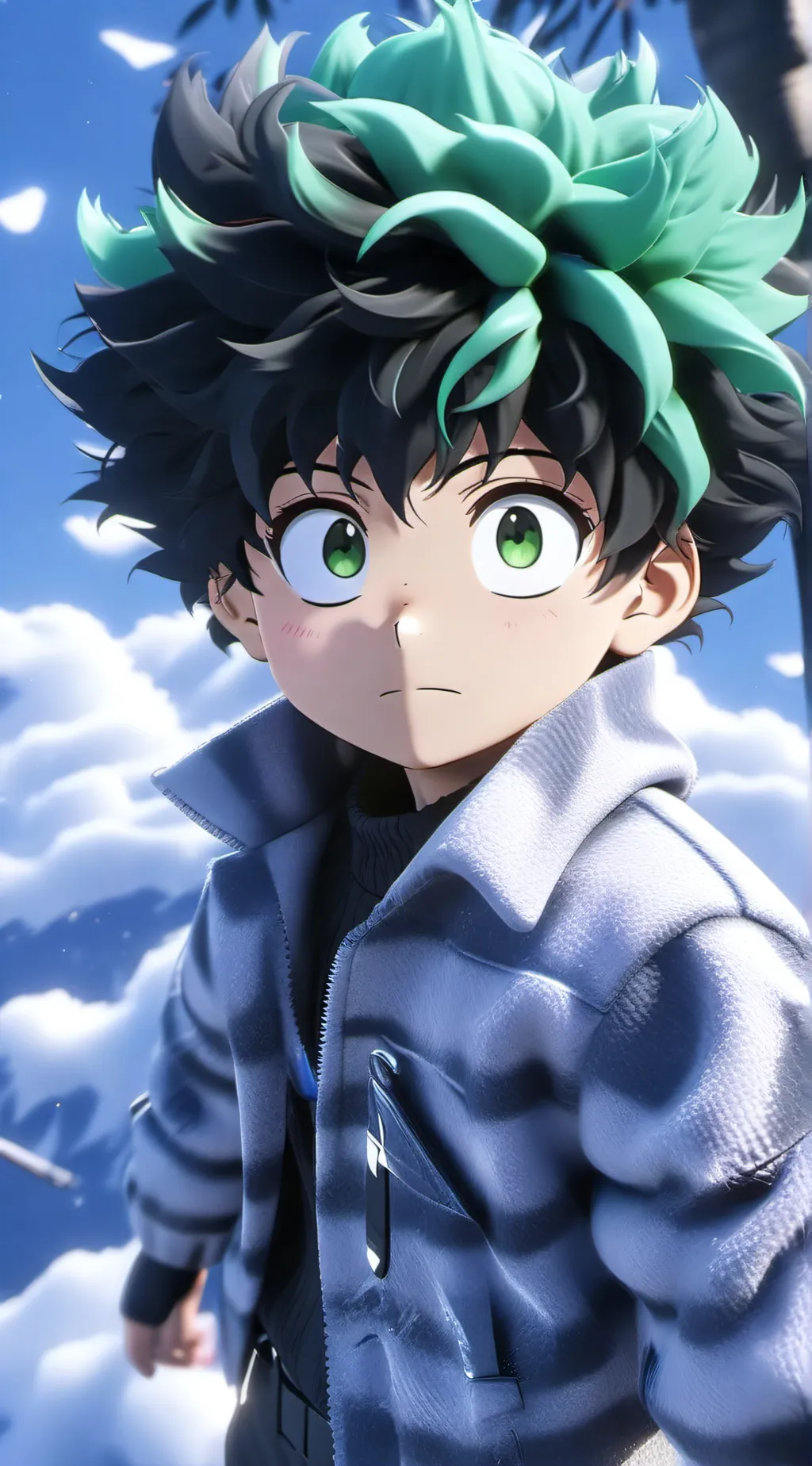 ai character: Deku 👉🥺👈 background