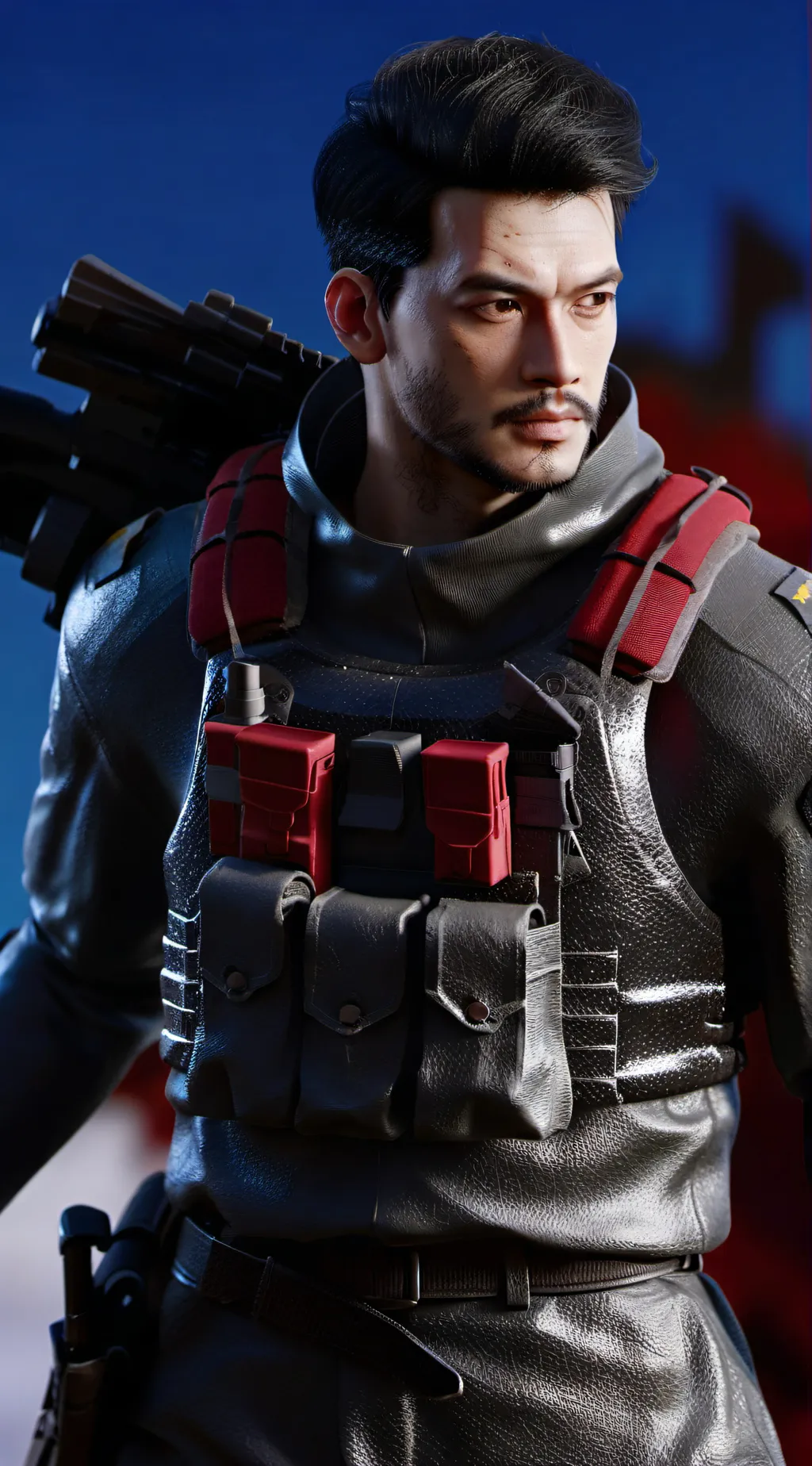 ai character: anti-heat soldier background