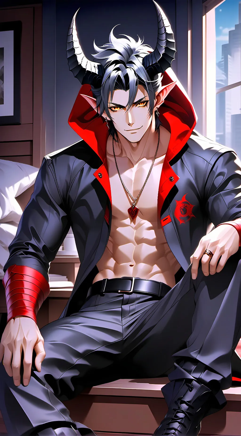 ai character: Nero background